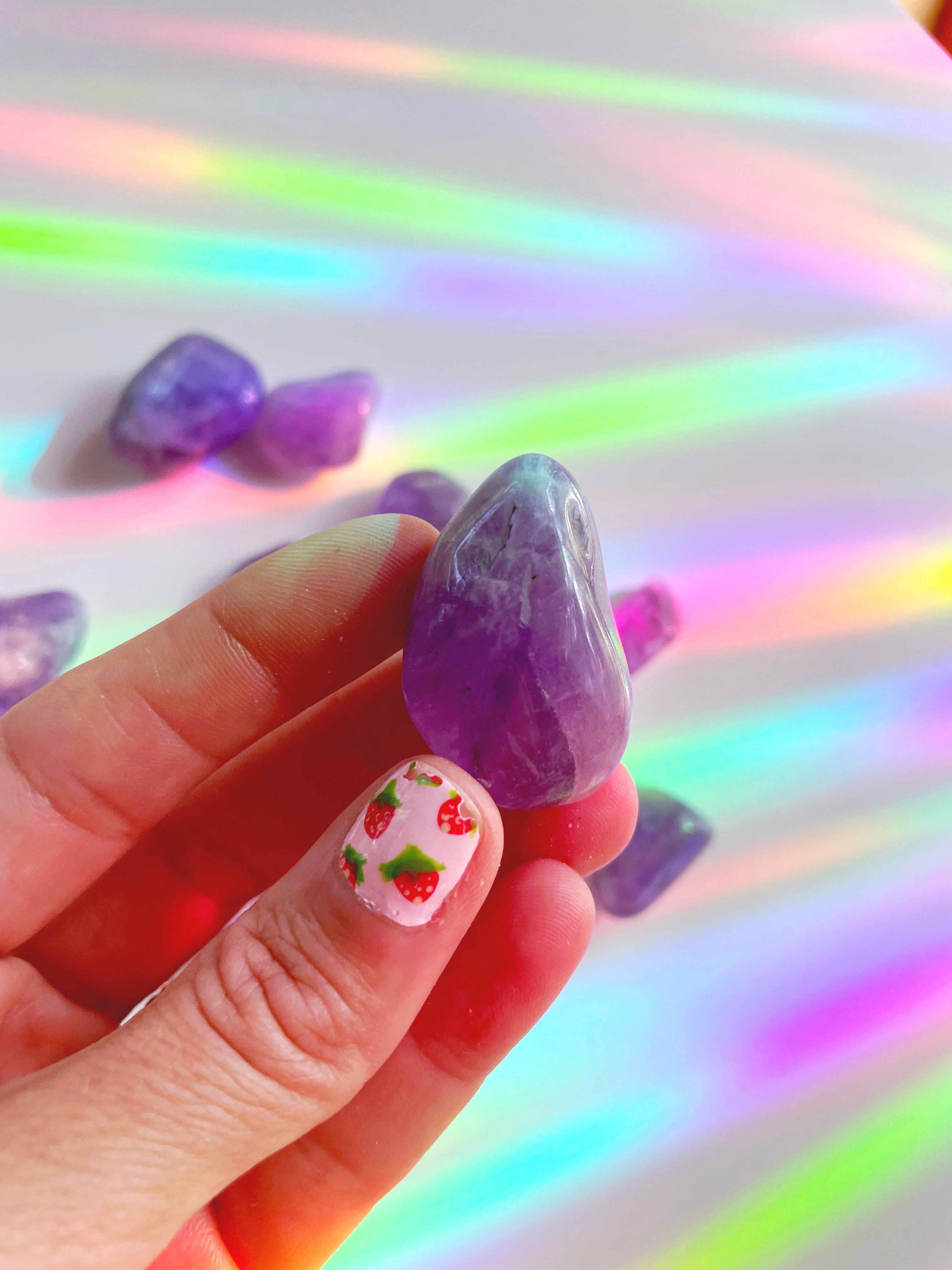 Amethyst Tumbled Stones - Baltic Mermaid