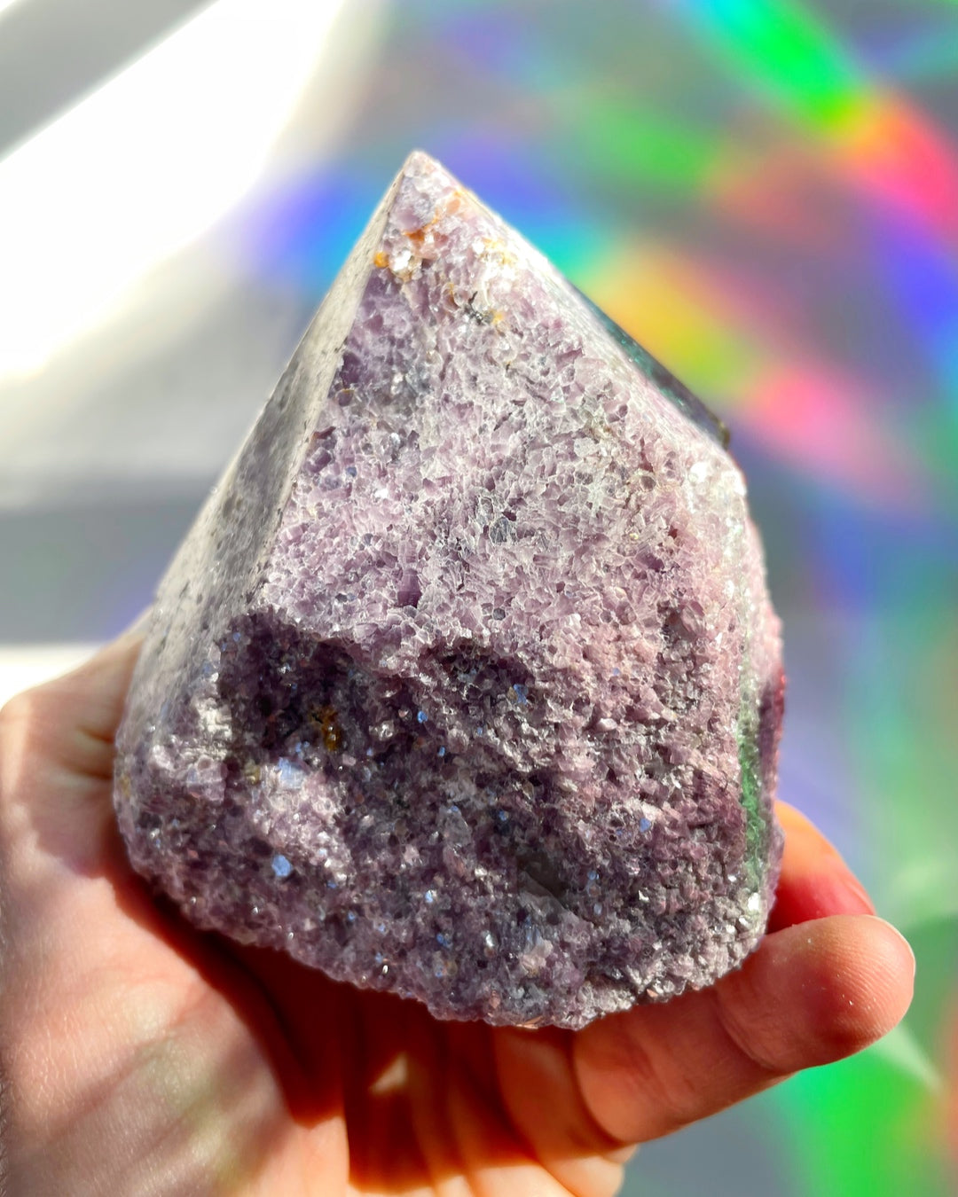 Lepidolite Semi Polished Point - Baltic Mermaid