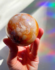 Flower Agate Sphere