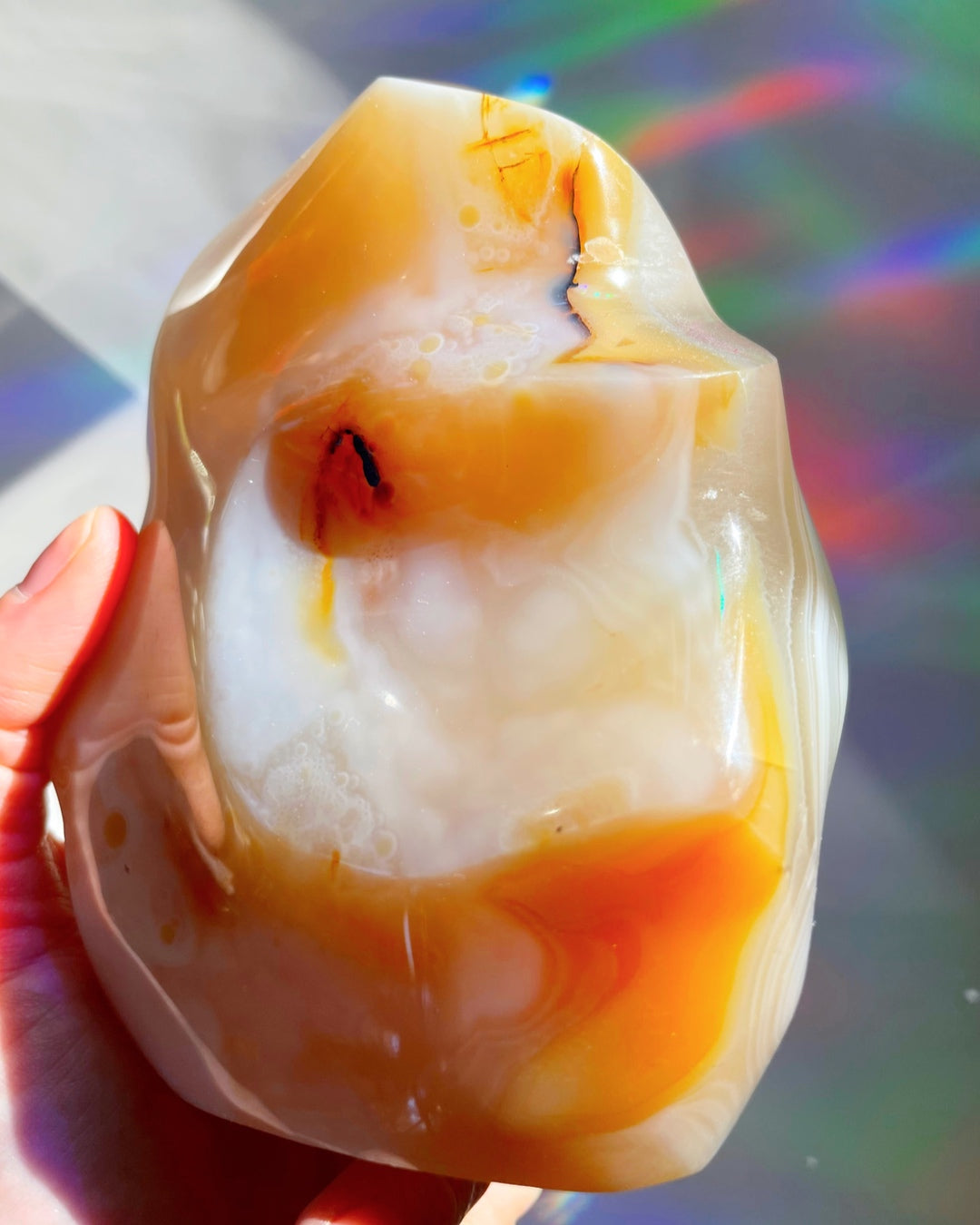 Flower Agate Flame