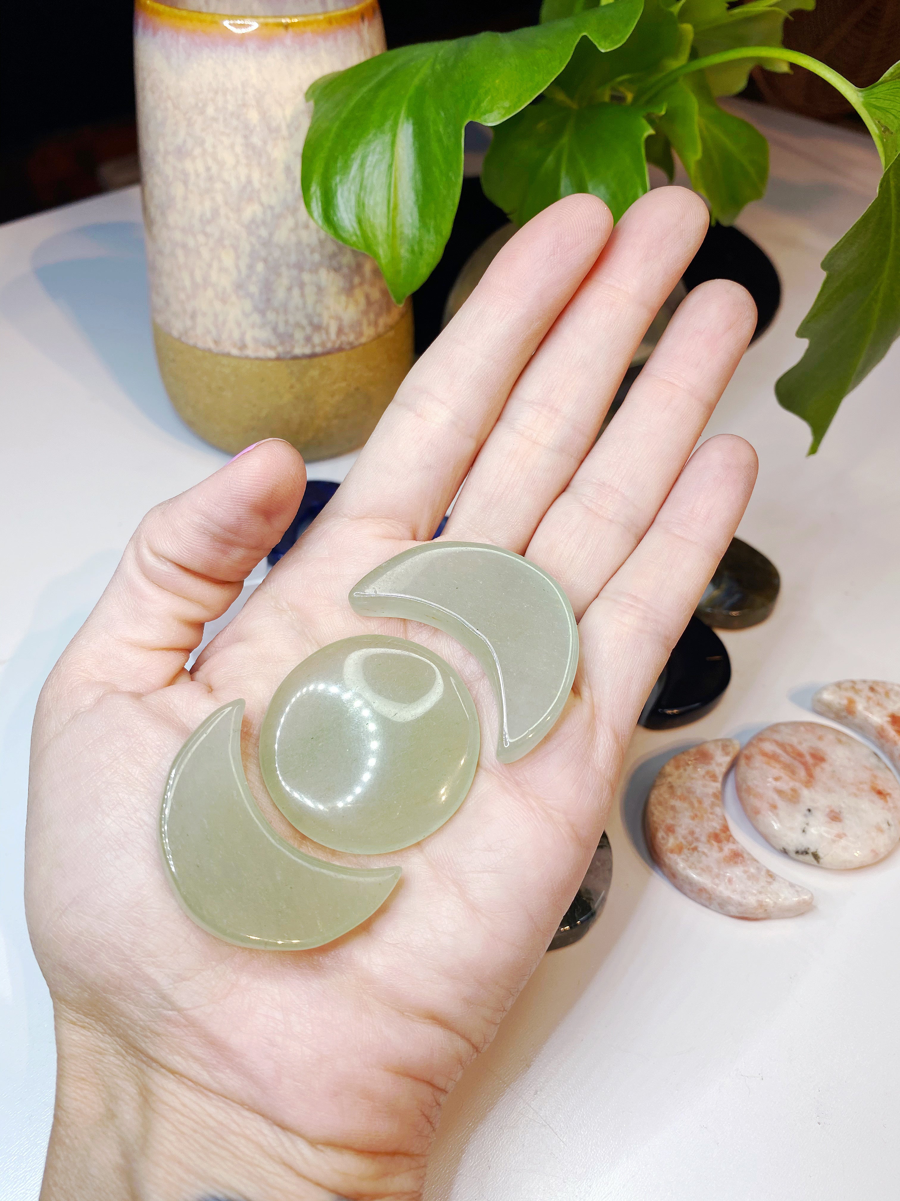 Moon Phase Crystal Set - Baltic Mermaid