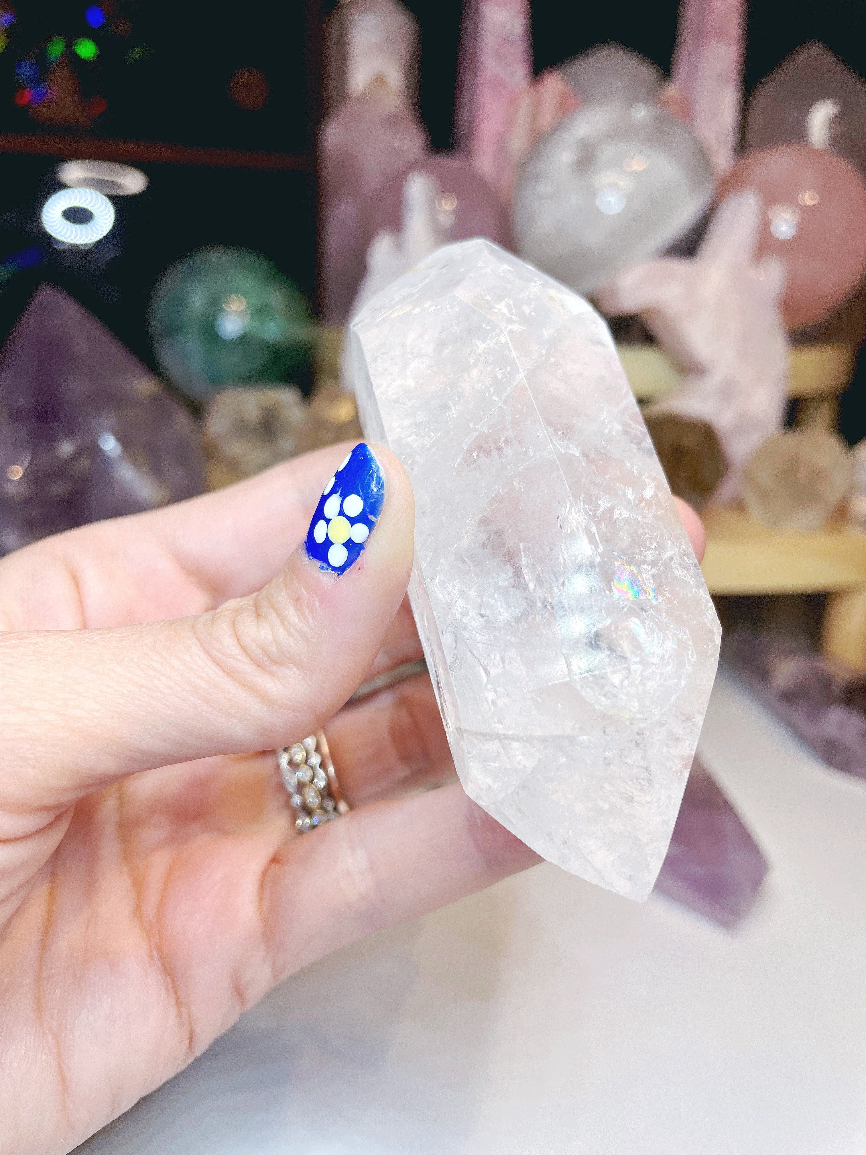 Double Terminated Clear Quartz Point - Baltic Mermaid