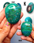 Chrysocolla Palm Stones/Large Tumbles