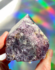 Lepidolite Semi Polished Point