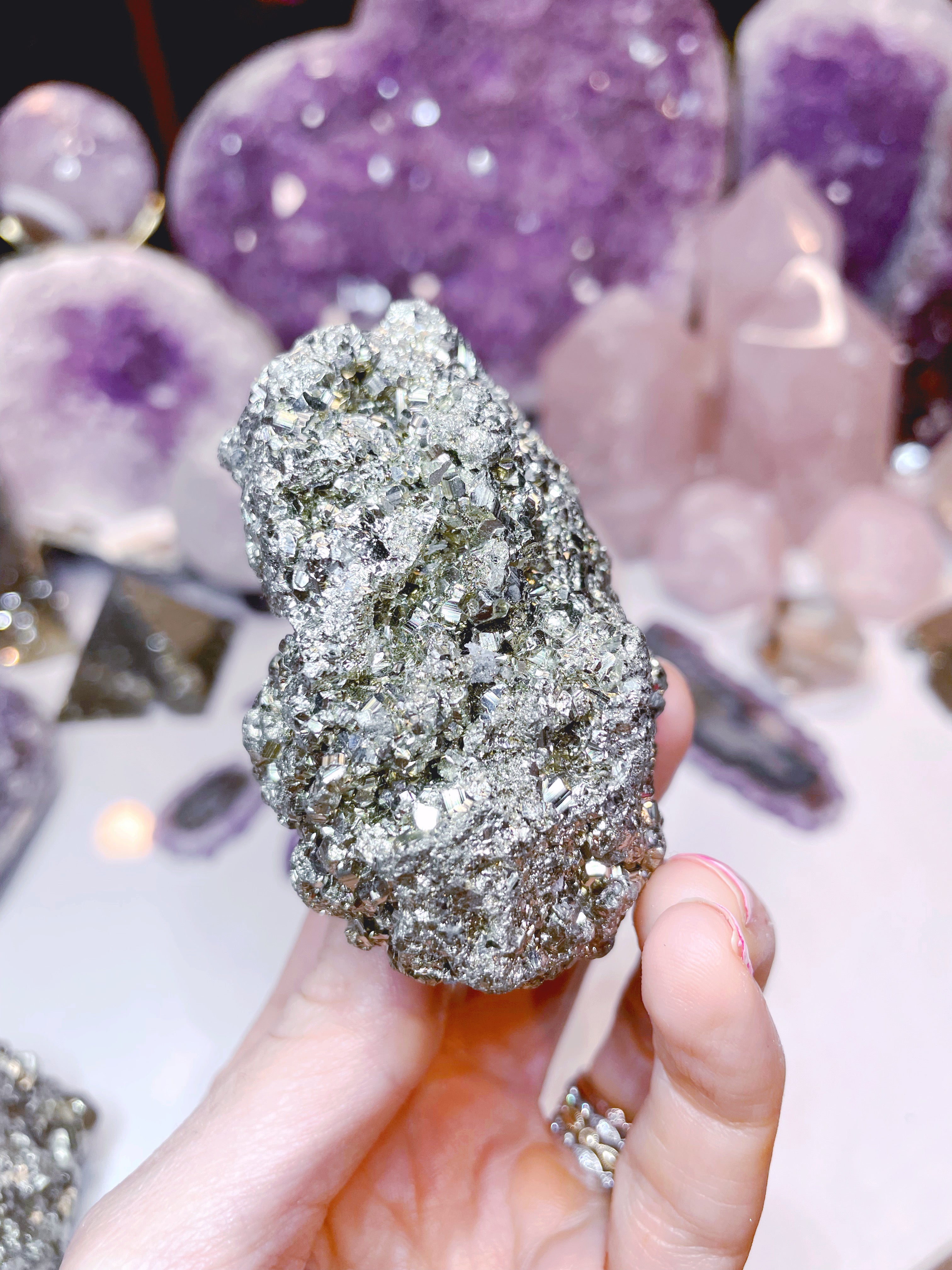 Pyrite Cluster - Baltic Mermaid