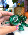 Malachite Carved Sphere