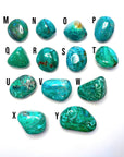 Chrysocolla Palm Stones/Large Tumbles