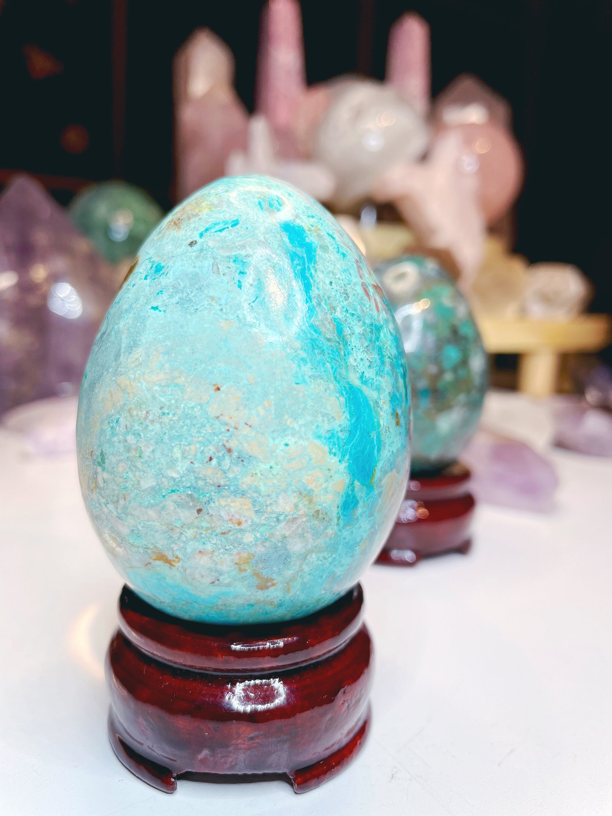 Chrysocolla Egg