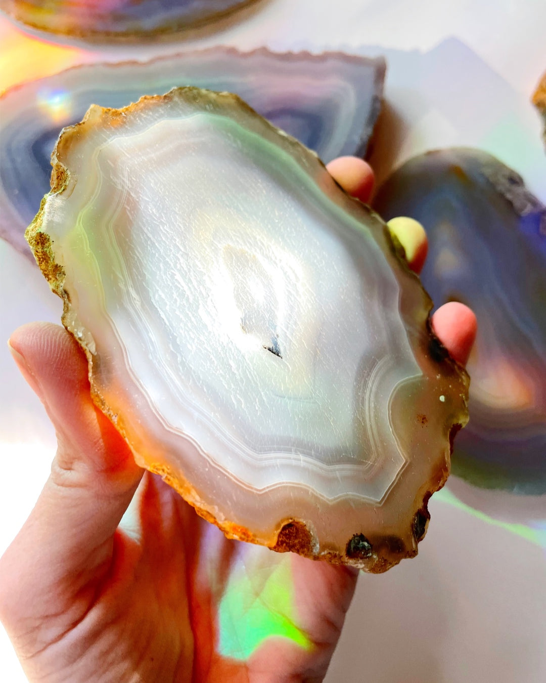 Banded Agate Slab - Baltic Mermaid