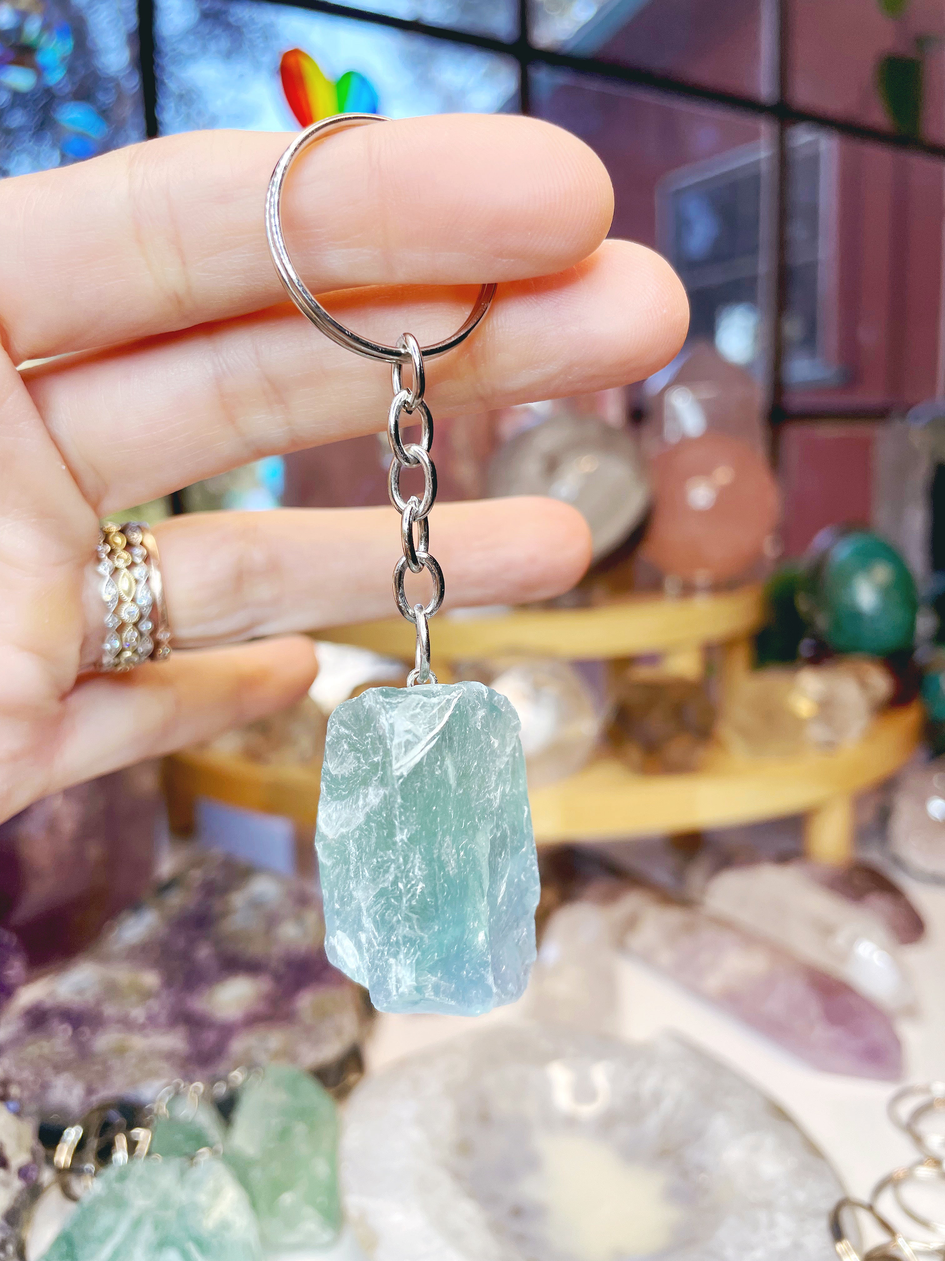 Fluorite Keychain - Baltic Mermaid