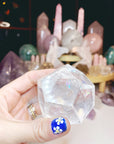 Clear Quartz Dodecahedron w/ inclusions.