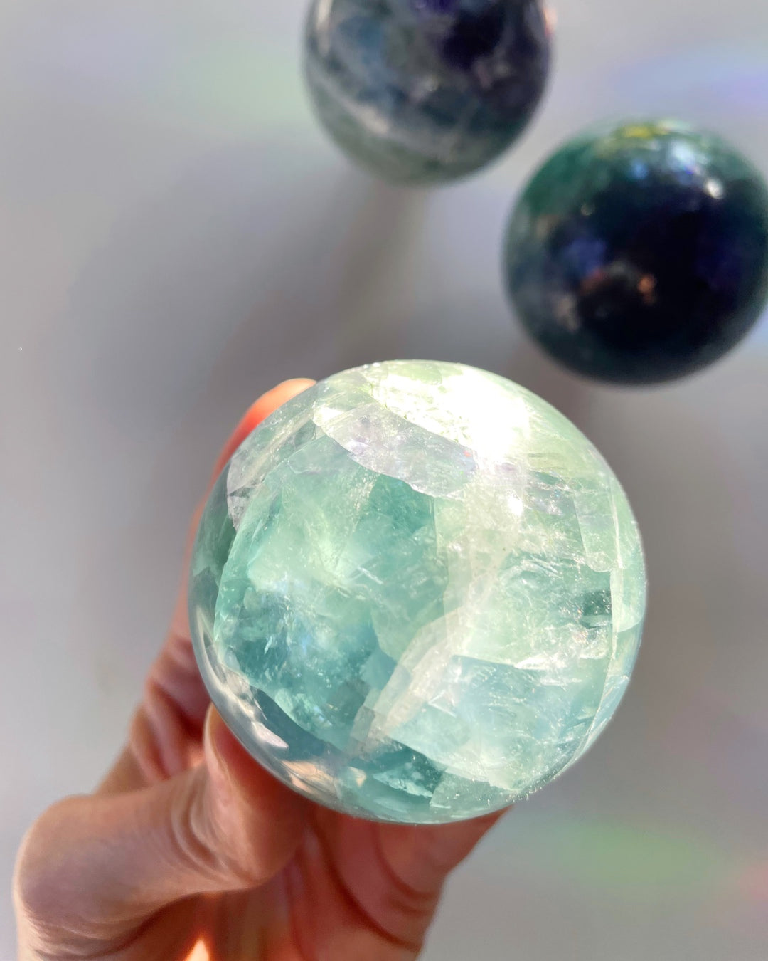 Fluorite Sphere - Baltic Mermaid