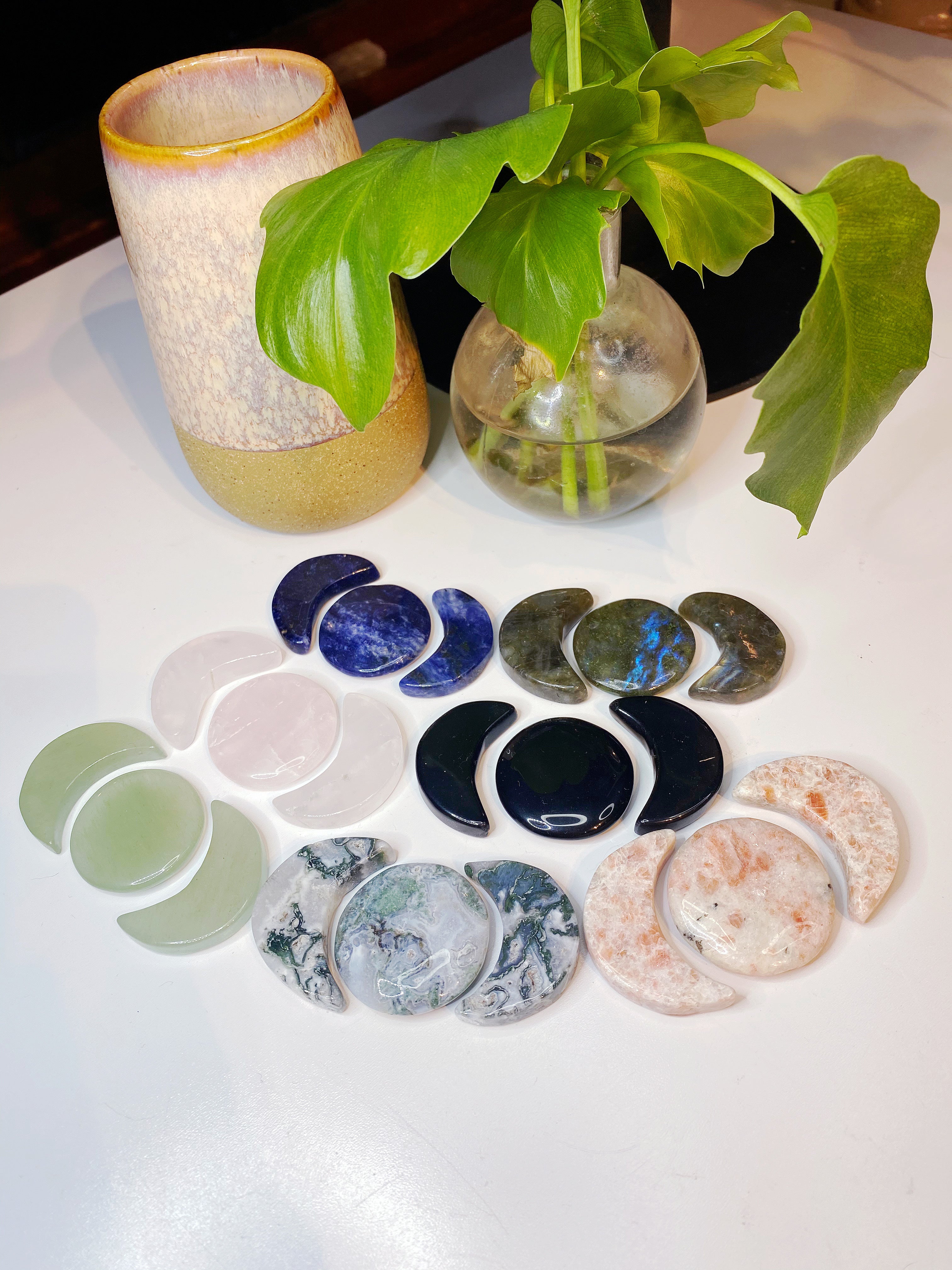 Moon Phase Crystal Set - Baltic Mermaid