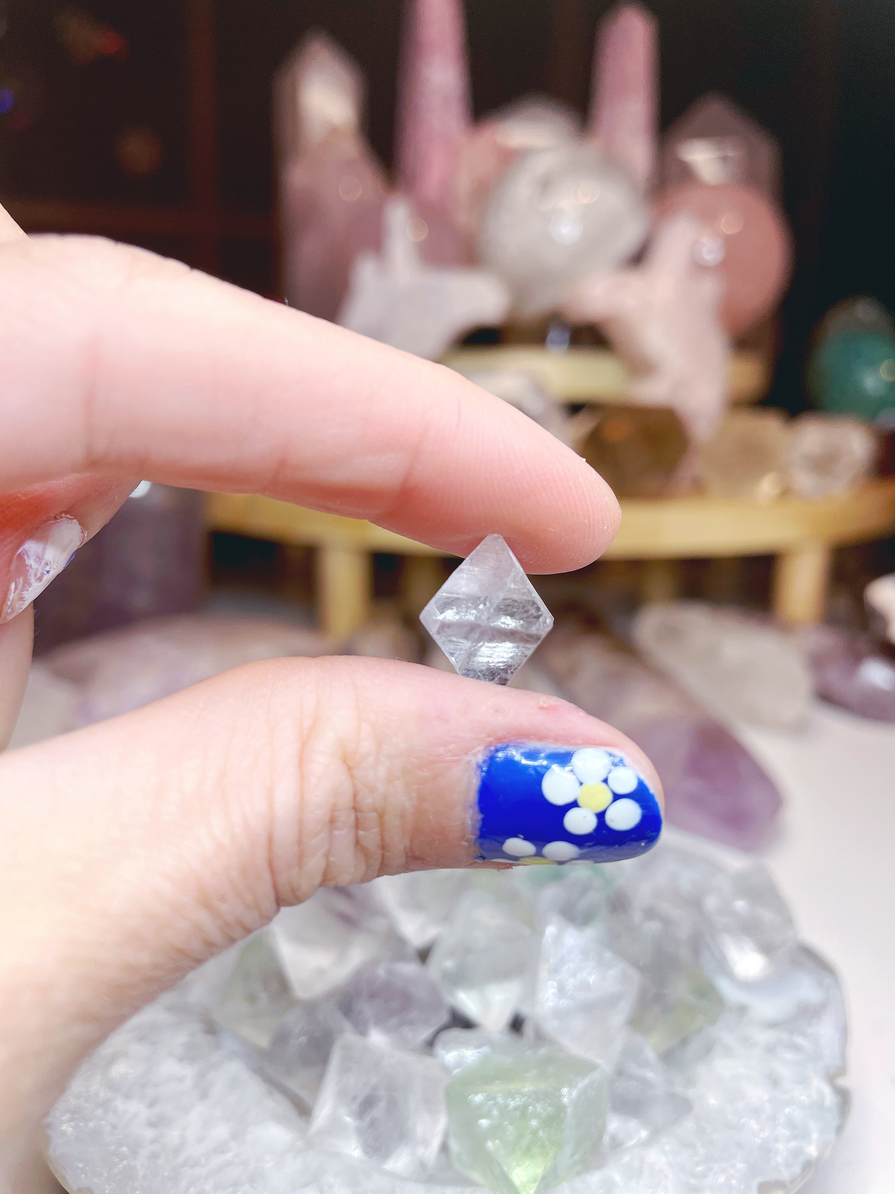 Lil Fluorite Octahedron - Baltic Mermaid