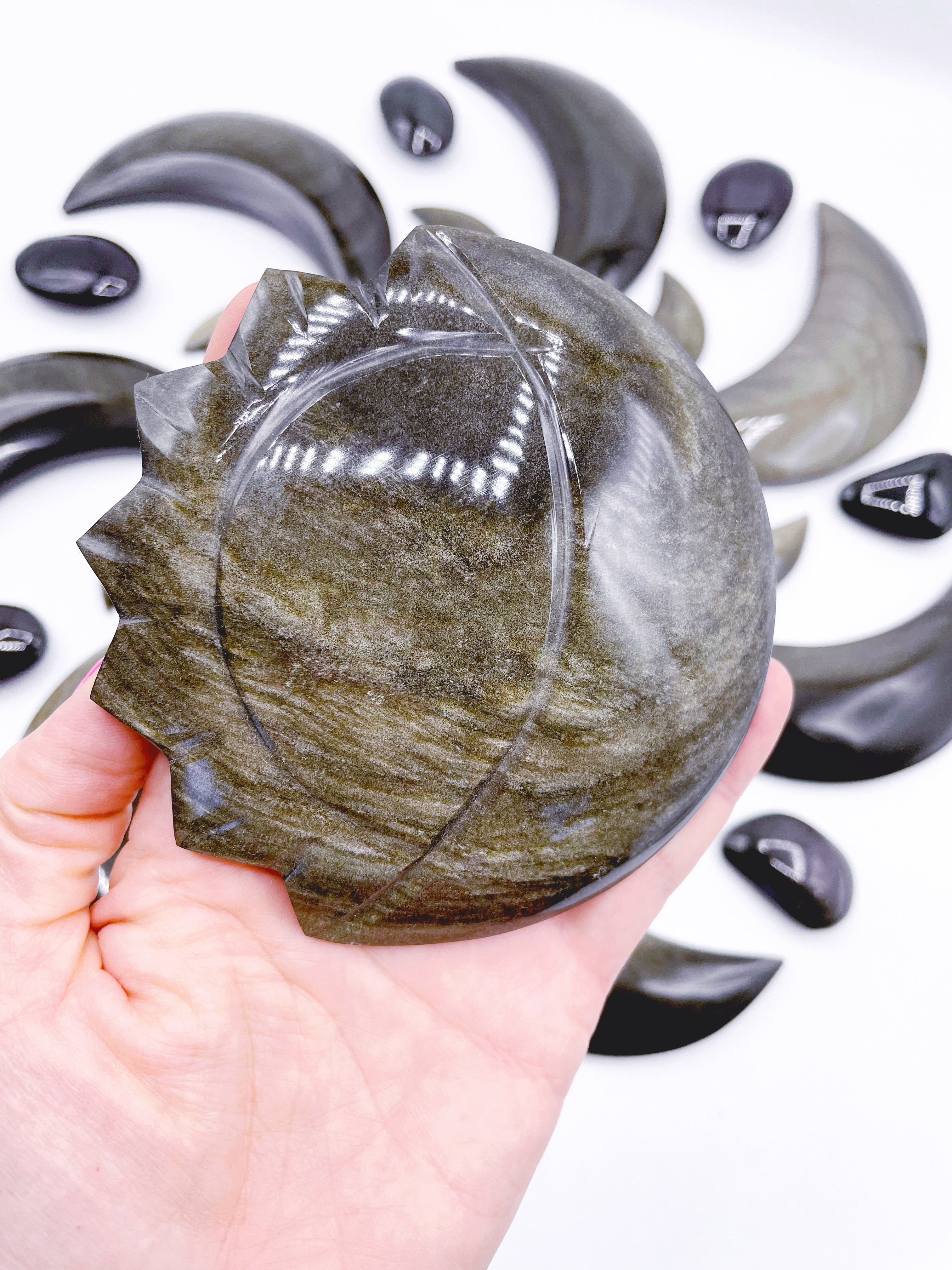 Gold Sheen Obsidian Eclipse - Baltic Mermaid