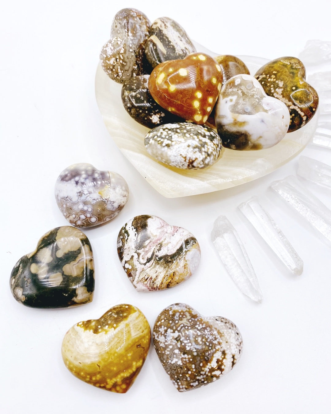 Ocean Jasper Little Hearts - Baltic Mermaid