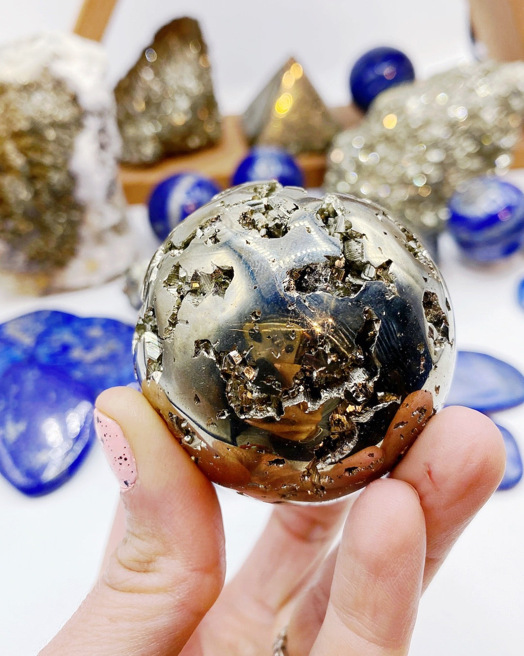 Pyrite Sphere - Baltic Mermaid