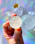 Lil Clear Optic Calcite Spheres - AAA