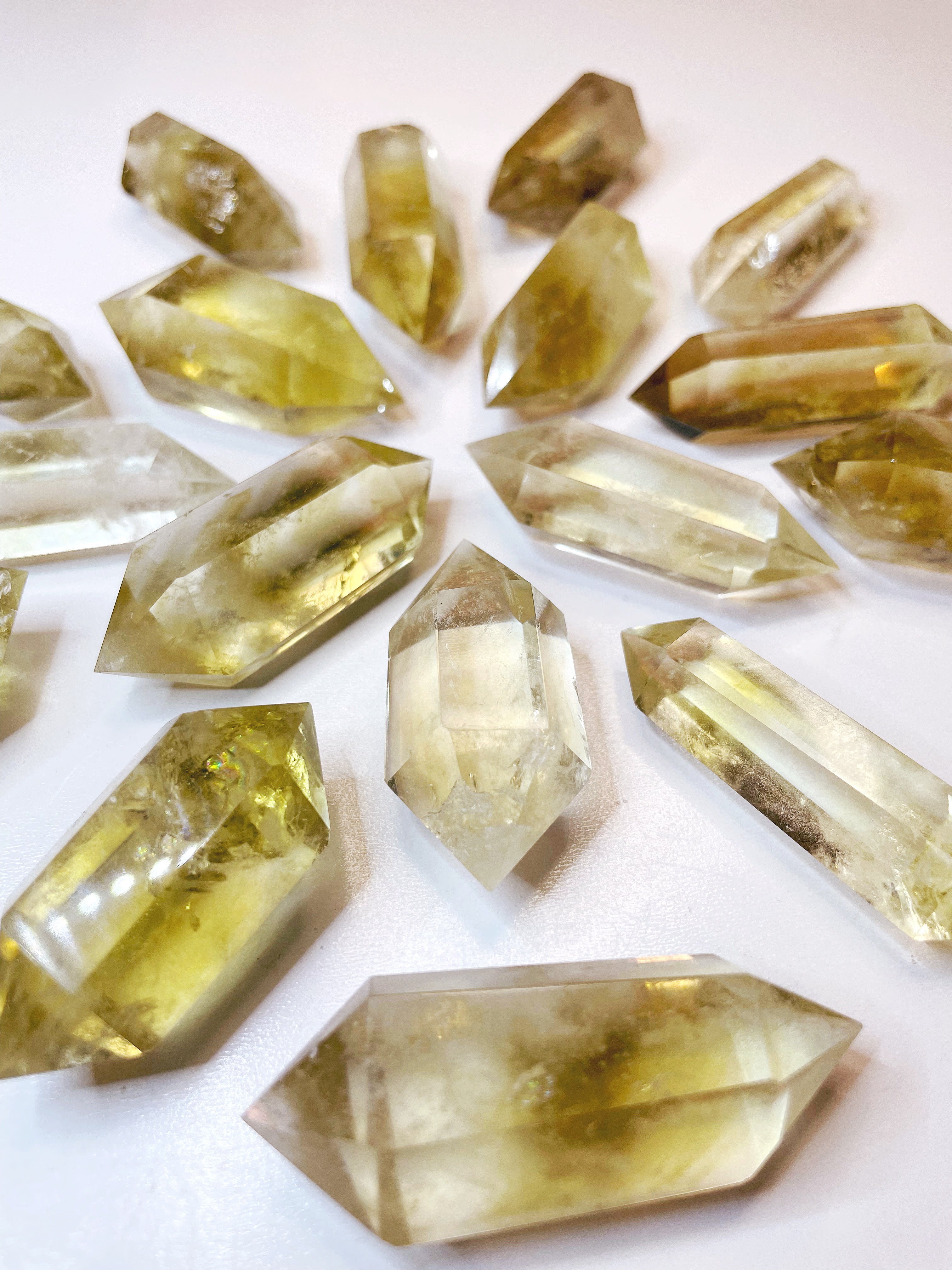 Double Terminated Citrine Point - Baltic Mermaid