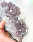 Amethyst Cluster w/ Calcite