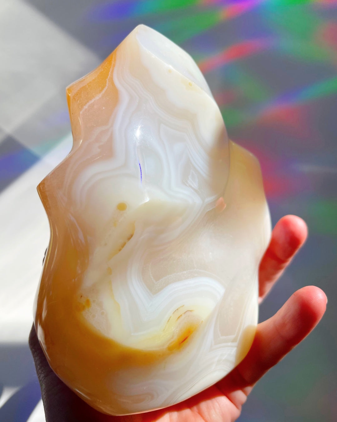 Flower Agate Flame - Baltic Mermaid
