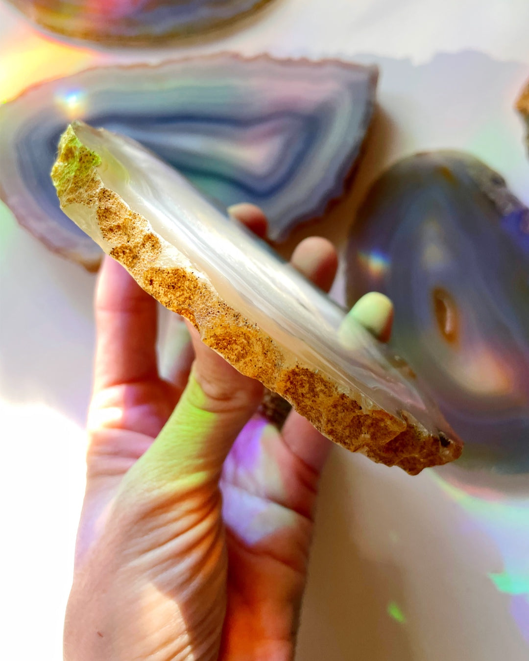 Banded Agate Slab - Baltic Mermaid