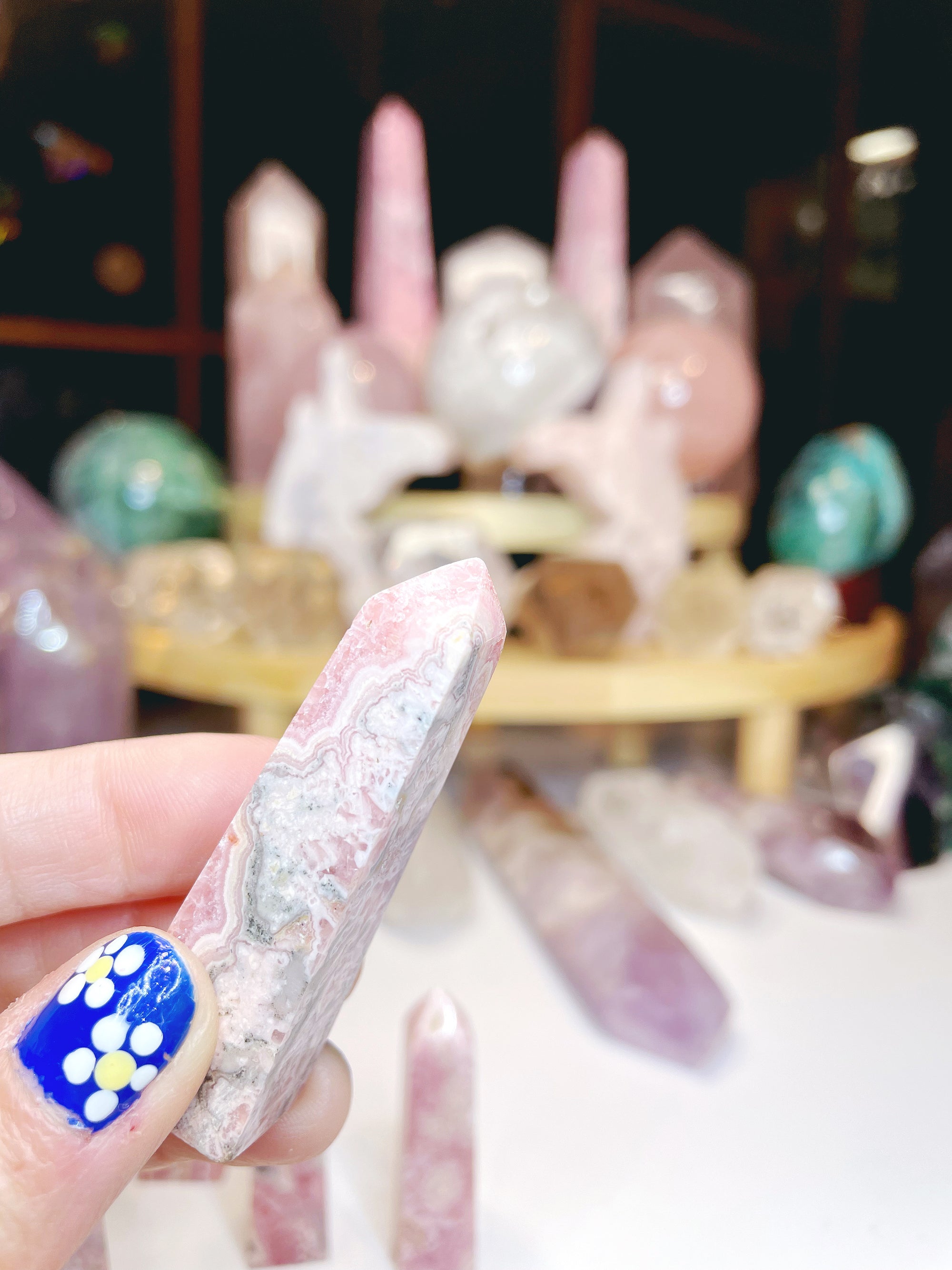 Rhodochrosite Obelisk