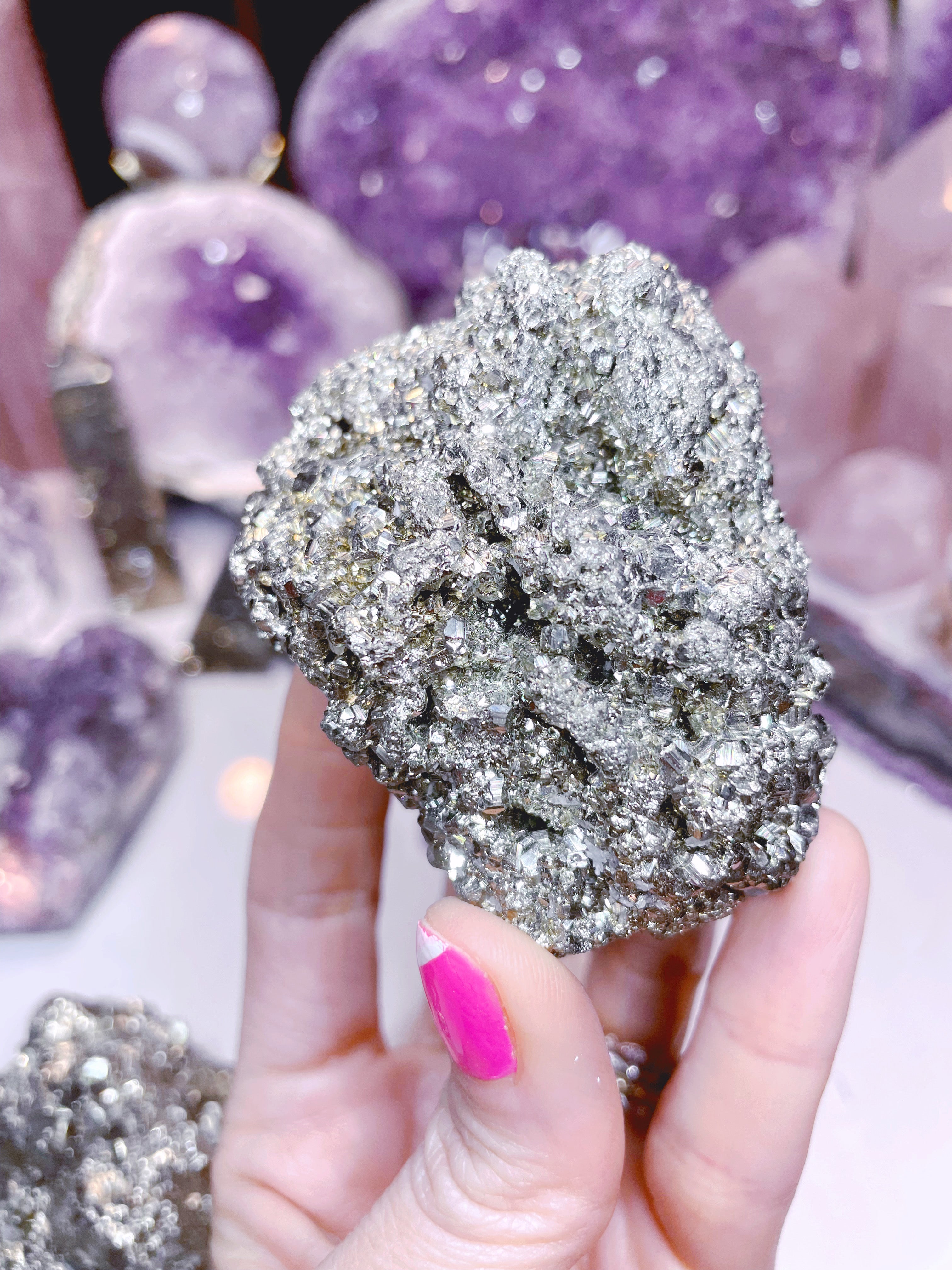 Pyrite Cluster - Baltic Mermaid