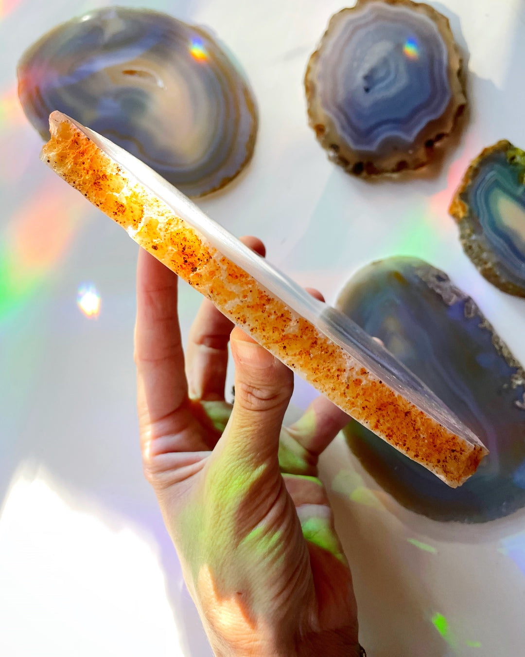 Banded Agate Slab - Baltic Mermaid