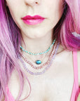 Light Amethyst Candy Necklace