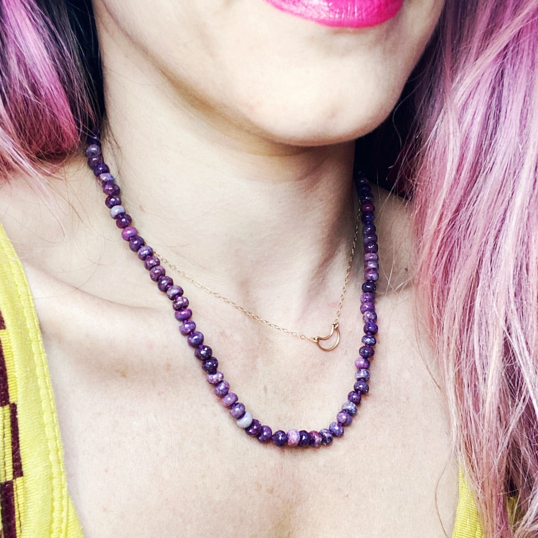 Lepidolite Candy Necklace