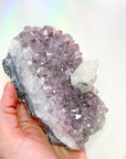 Amethyst Cluster w/ Calcite