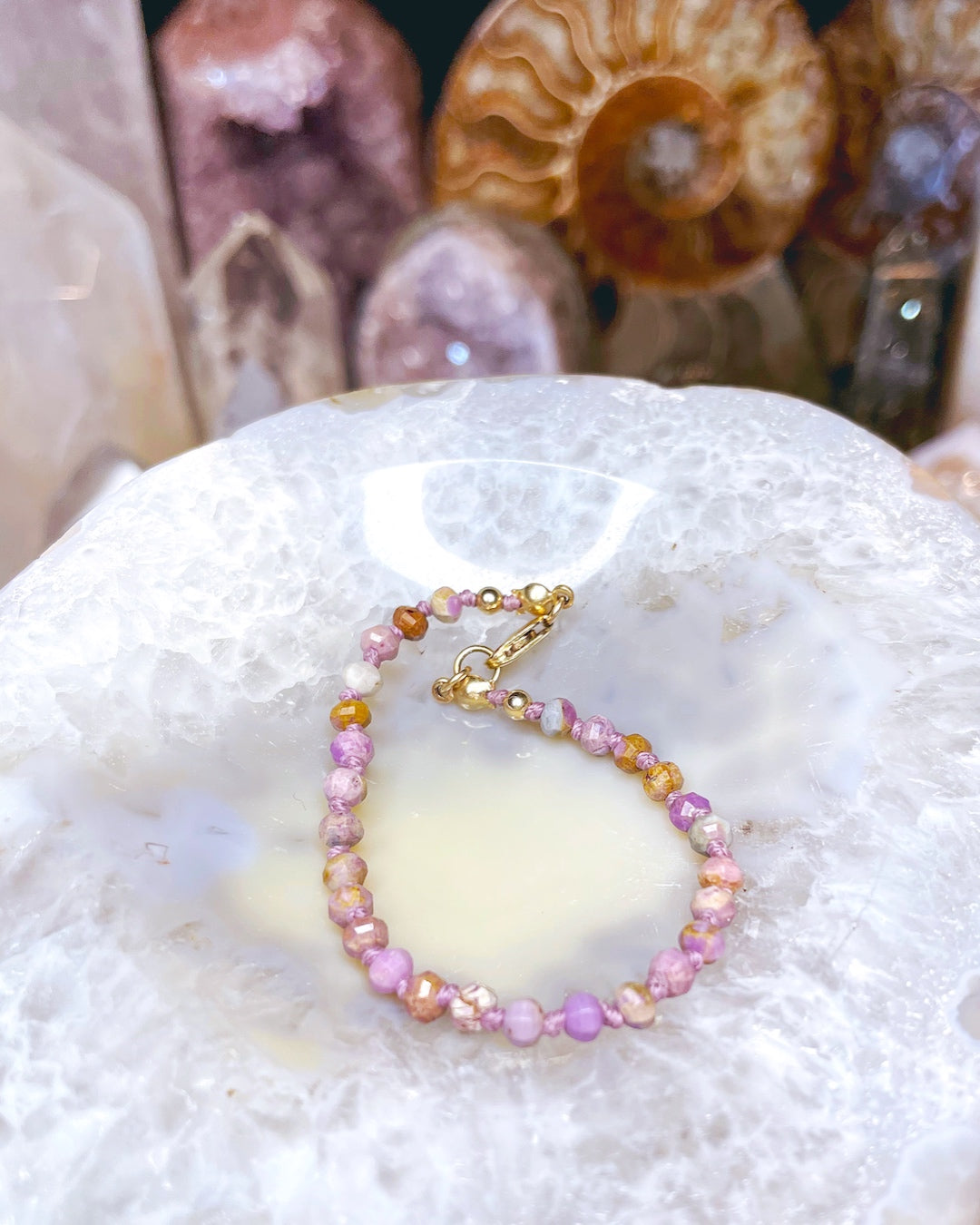 Phosphosiderite Candy Bracelet - Baltic Mermaid