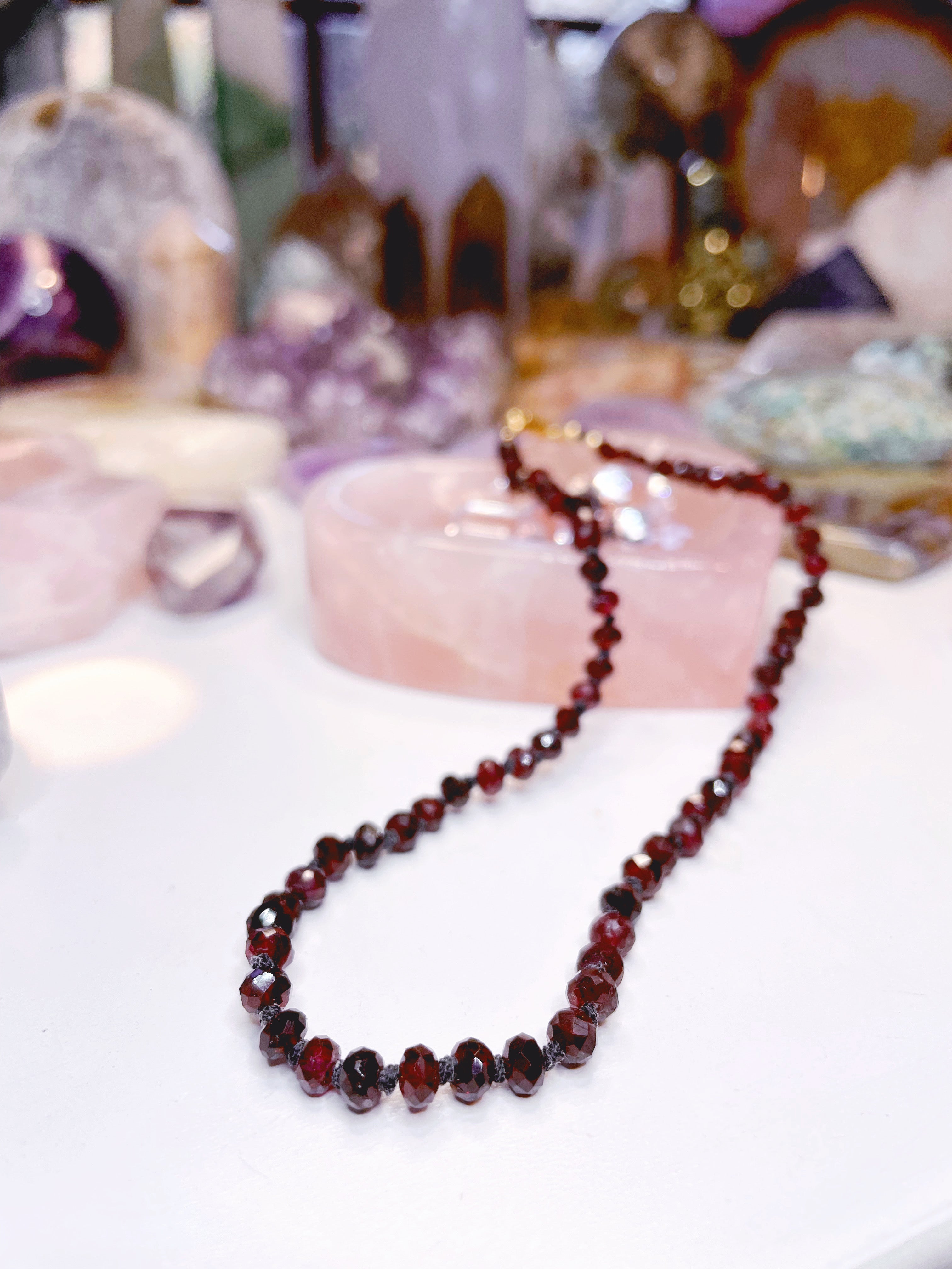 Garnet Candy Necklace - Baltic Mermaid