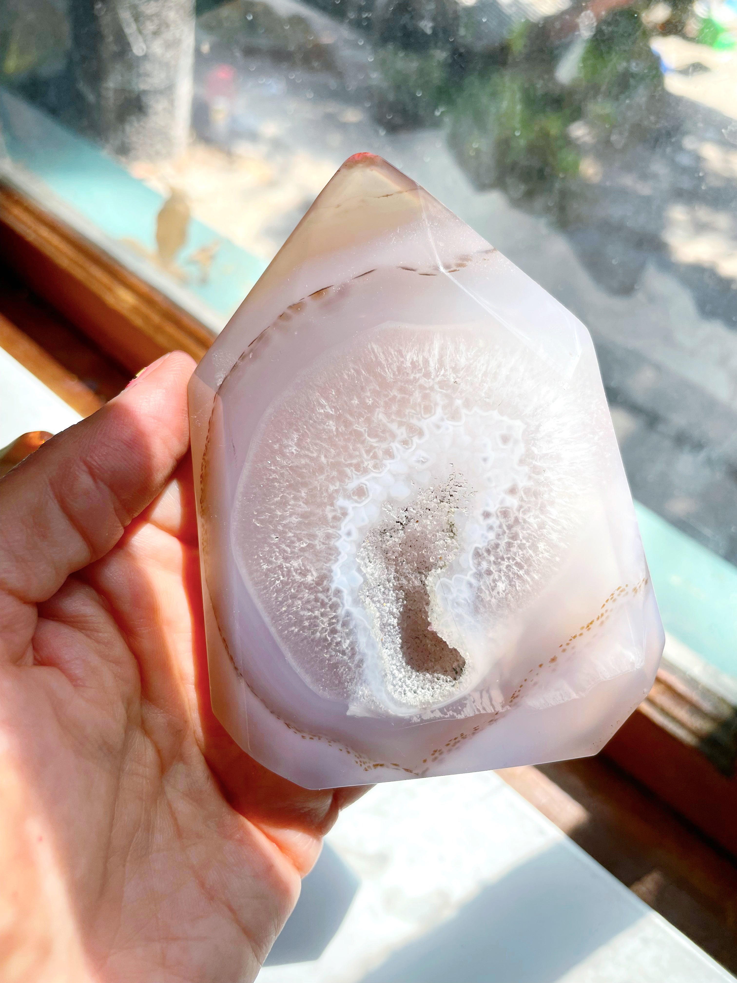 Druzy Agate Tower - Flat - Baltic Mermaid