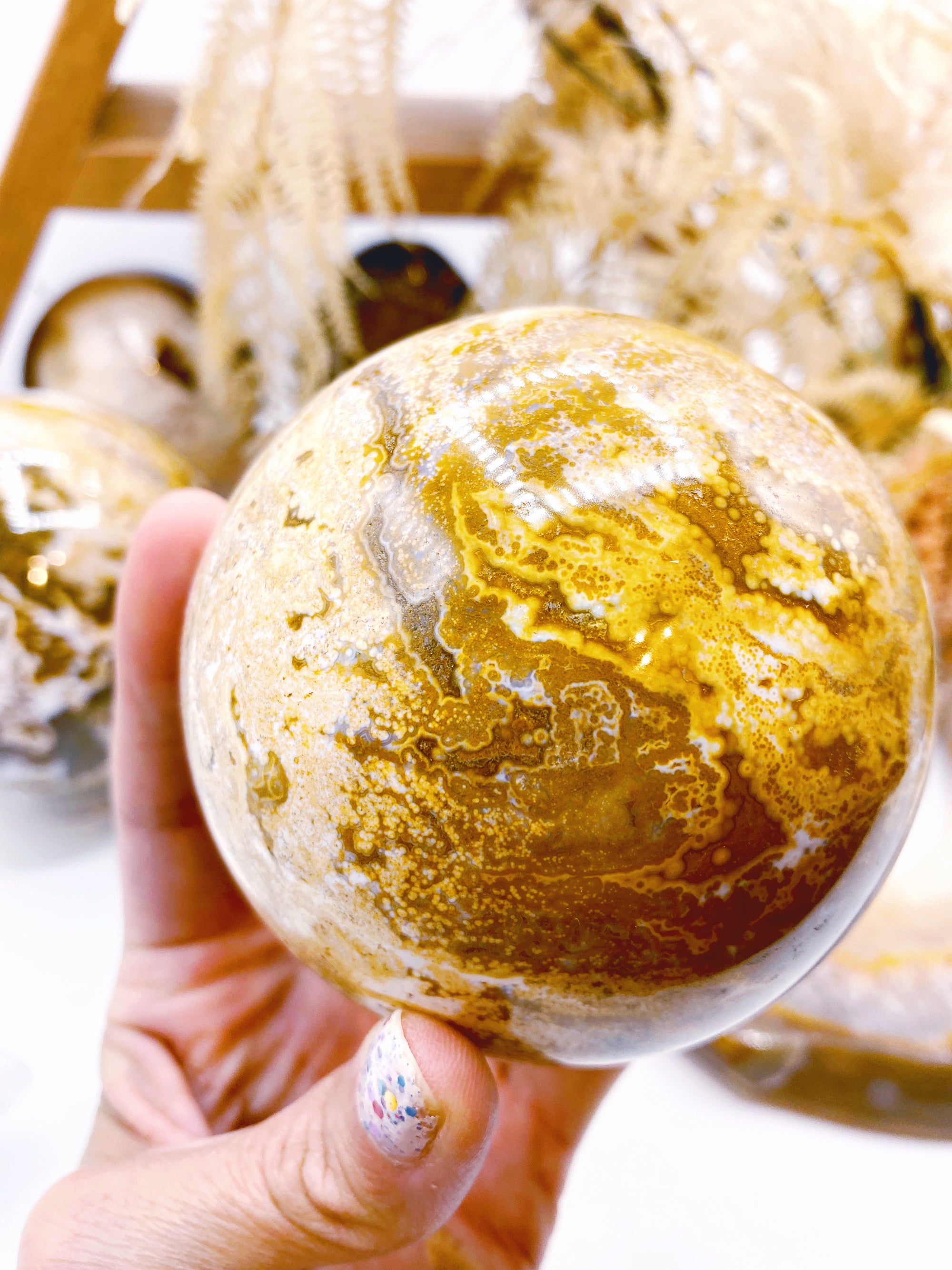 Ocean Jasper Sphere