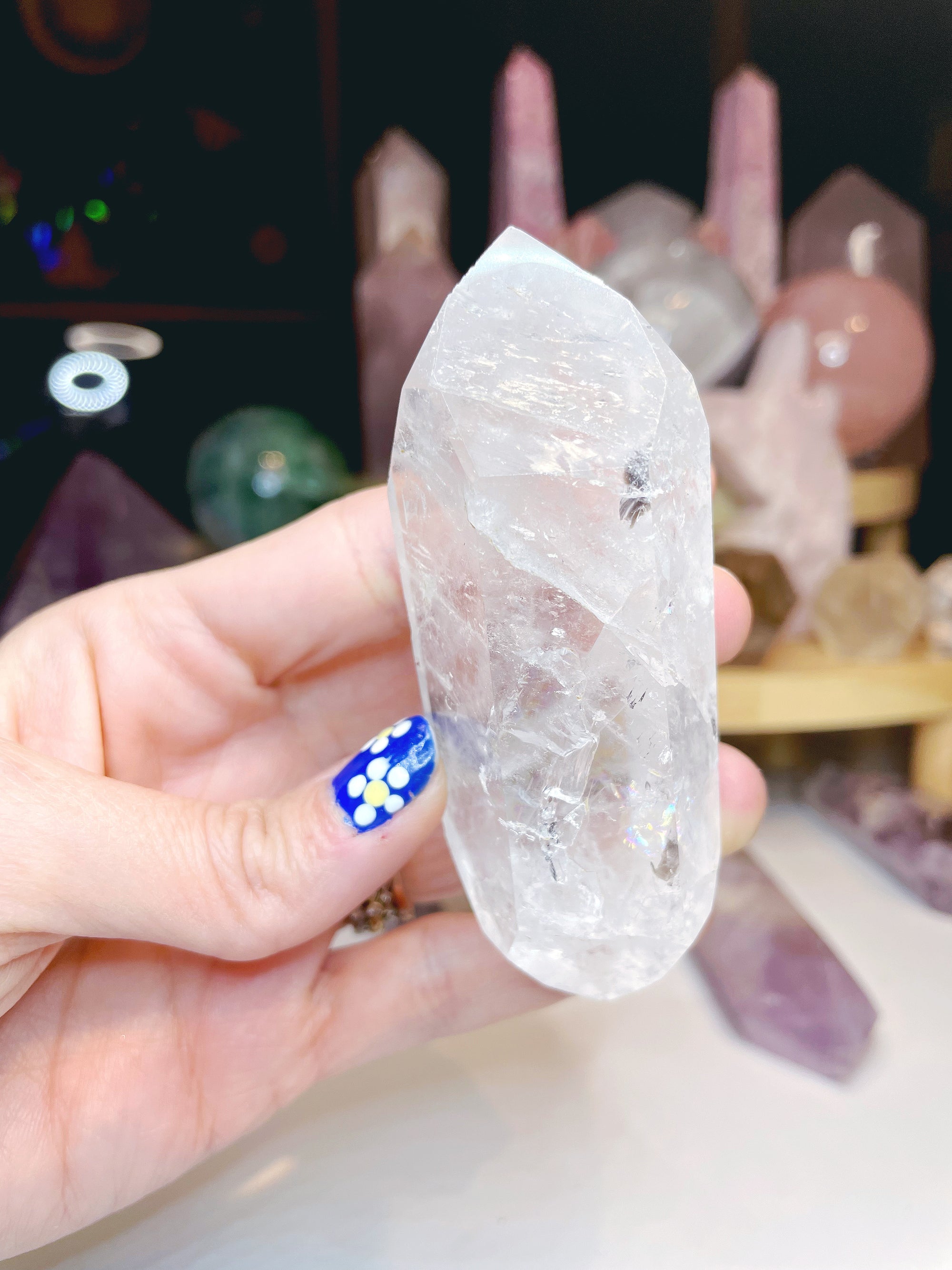 Double Terminated Clear Quartz Point