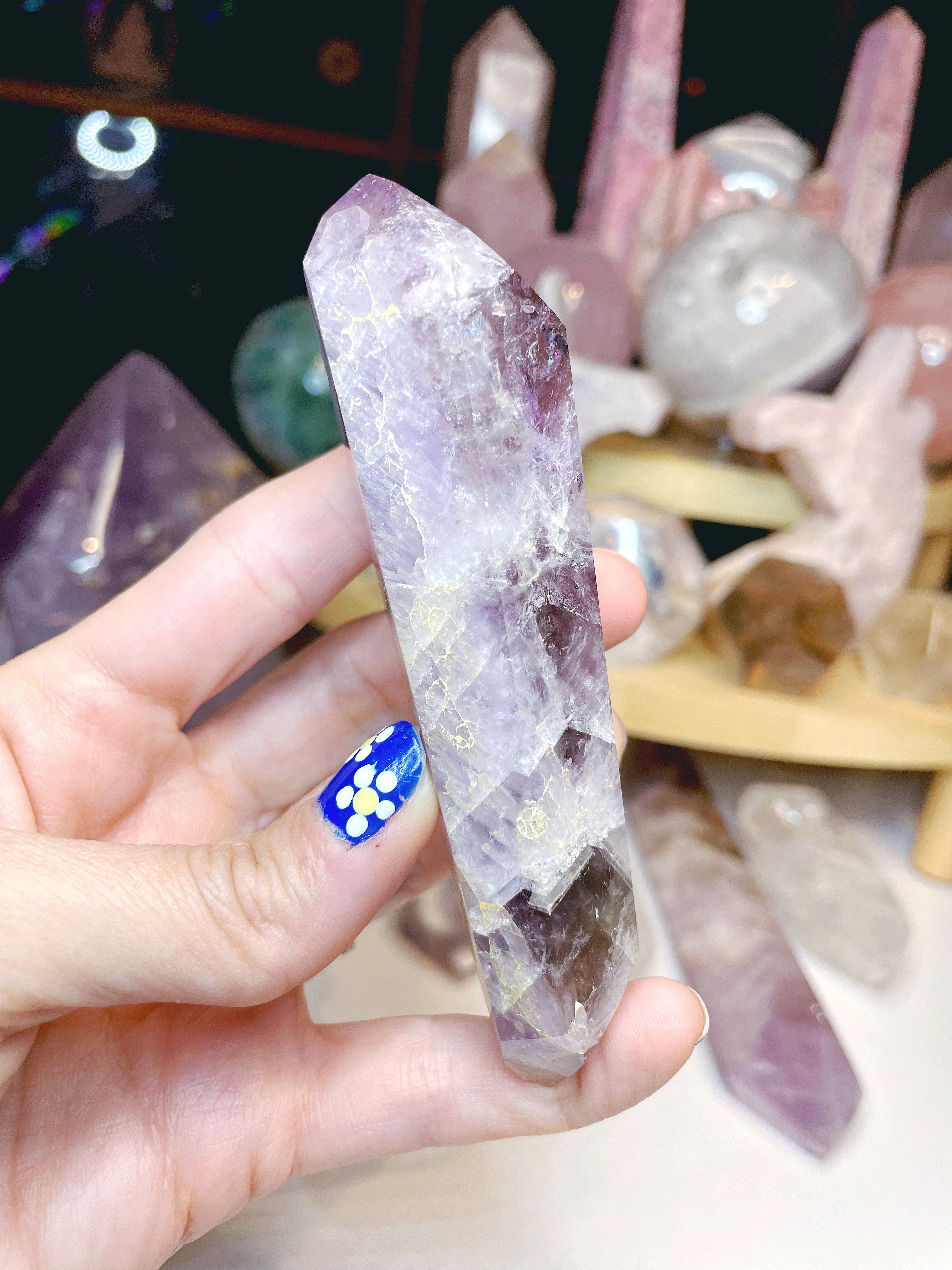 Double Terminated Super Seven Point - Baltic Mermaid