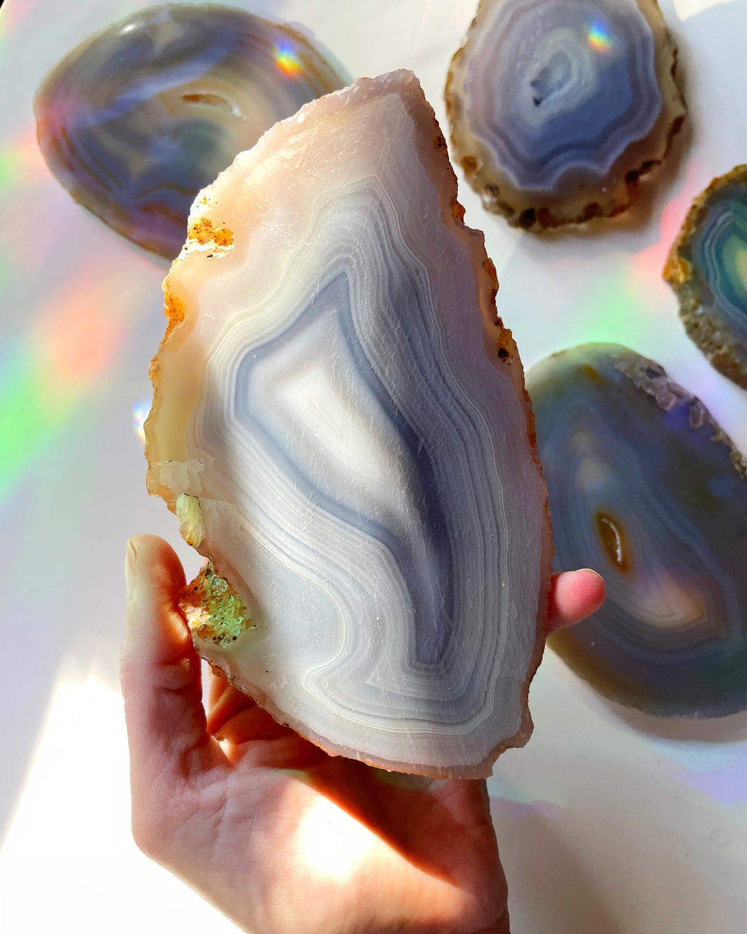 Banded Agate Slab - Baltic Mermaid