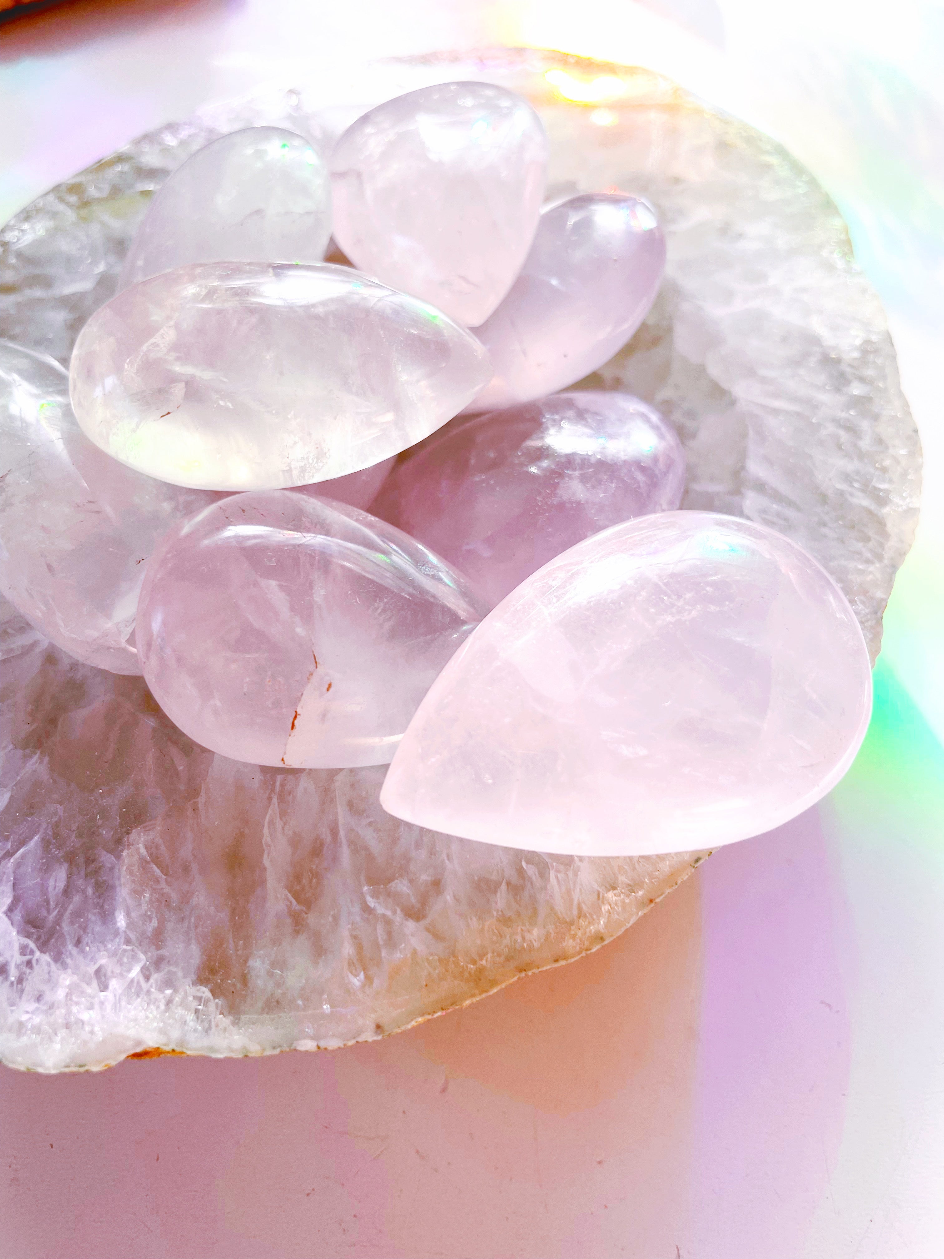 Rose Quartz Teardrop - Baltic Mermaid