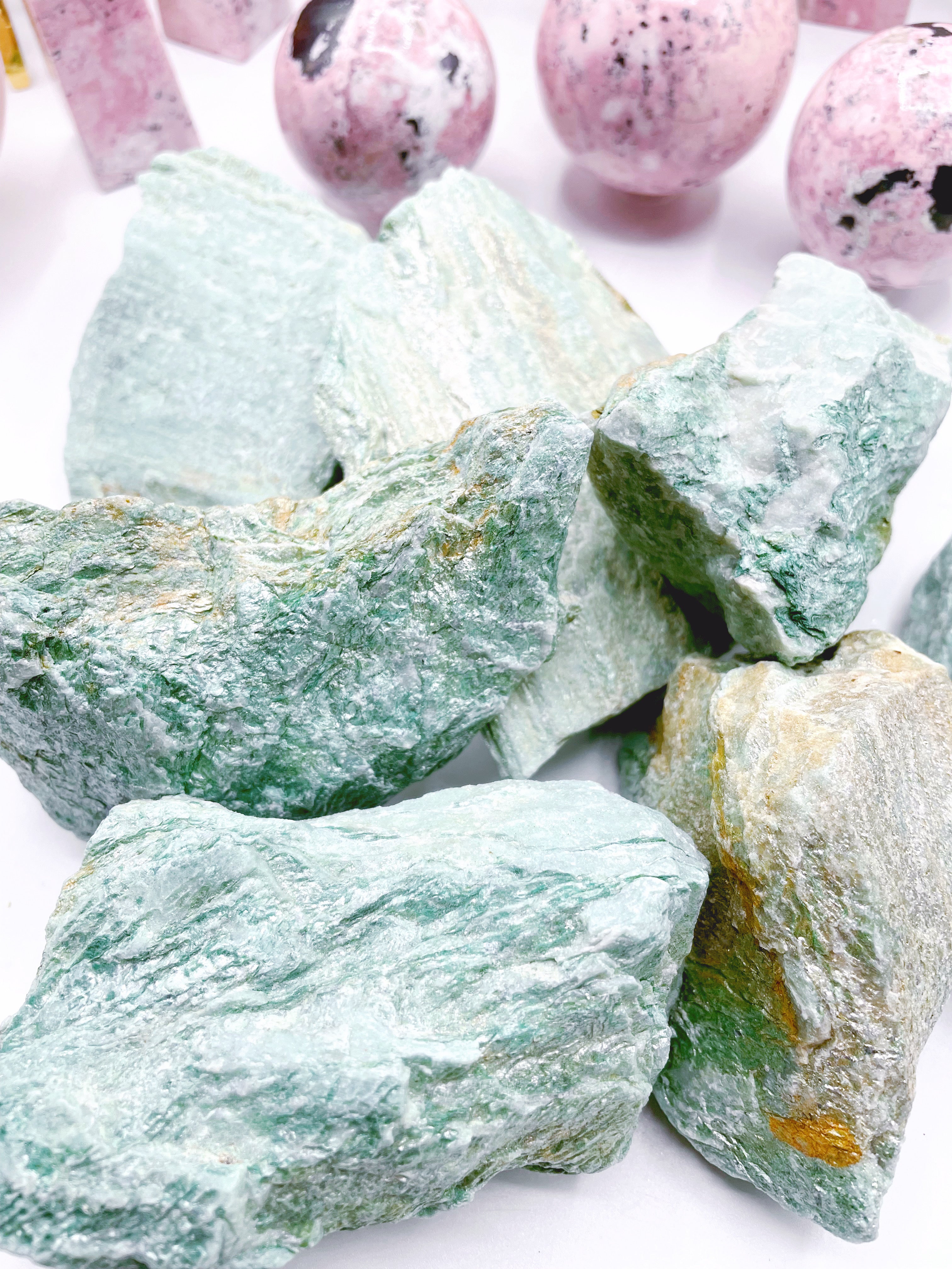 Raw Fuchsite - Baltic Mermaid