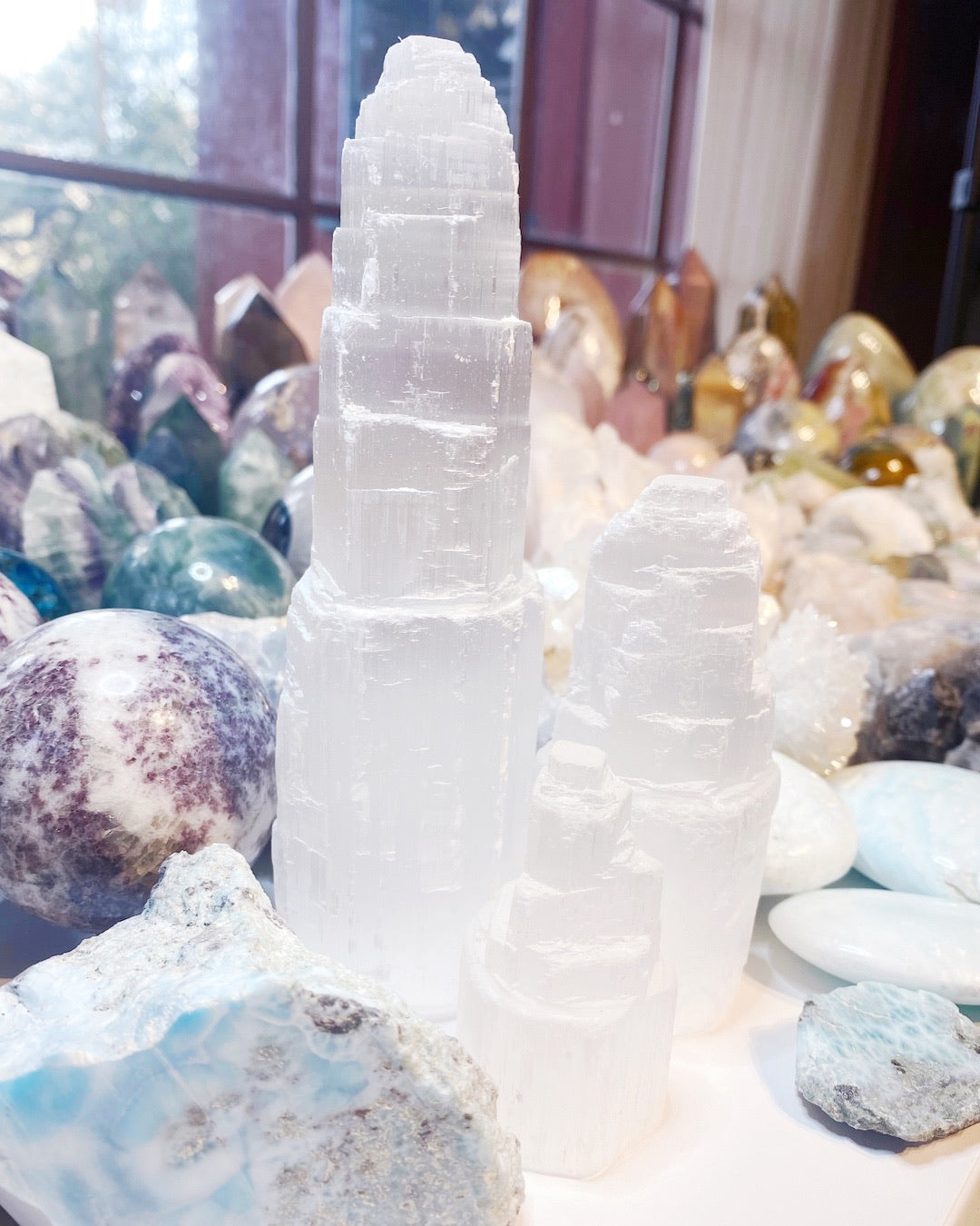 Selenite Towers - Baltic Mermaid