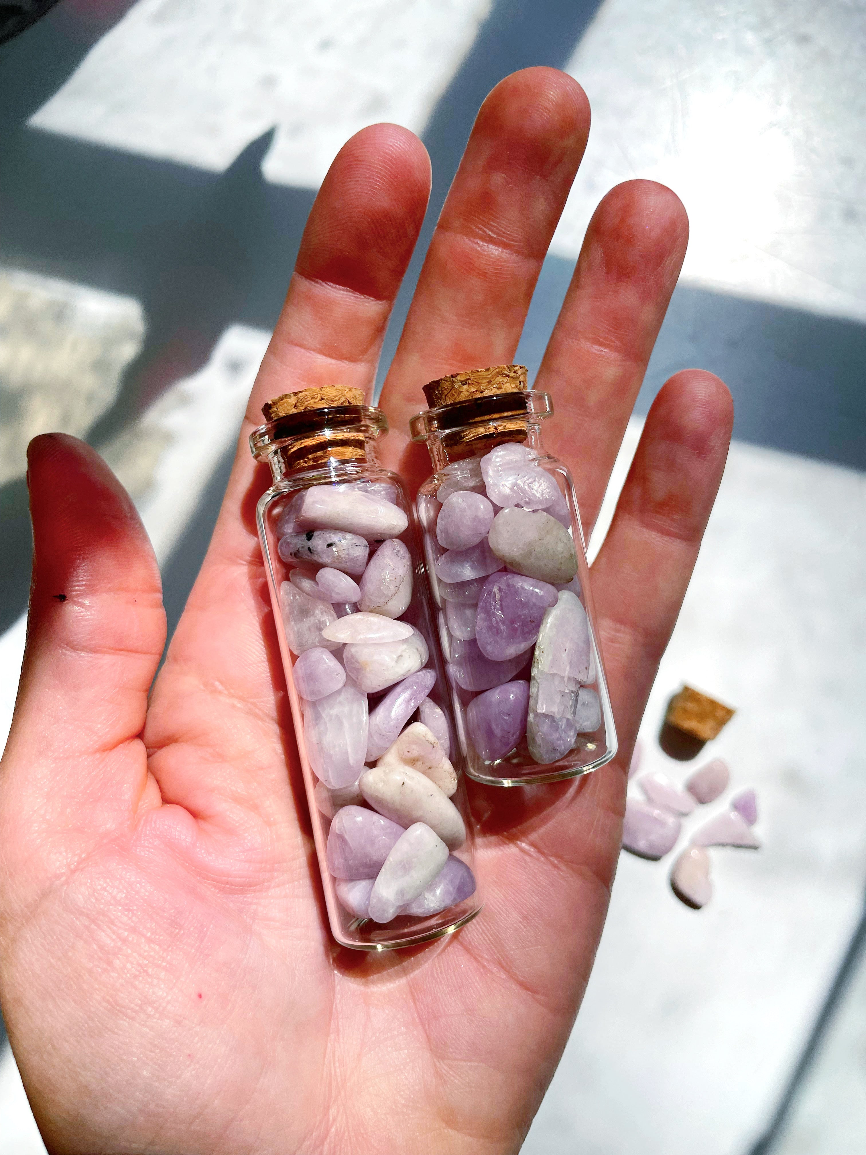 Morganite Chip Bottles - Baltic Mermaid