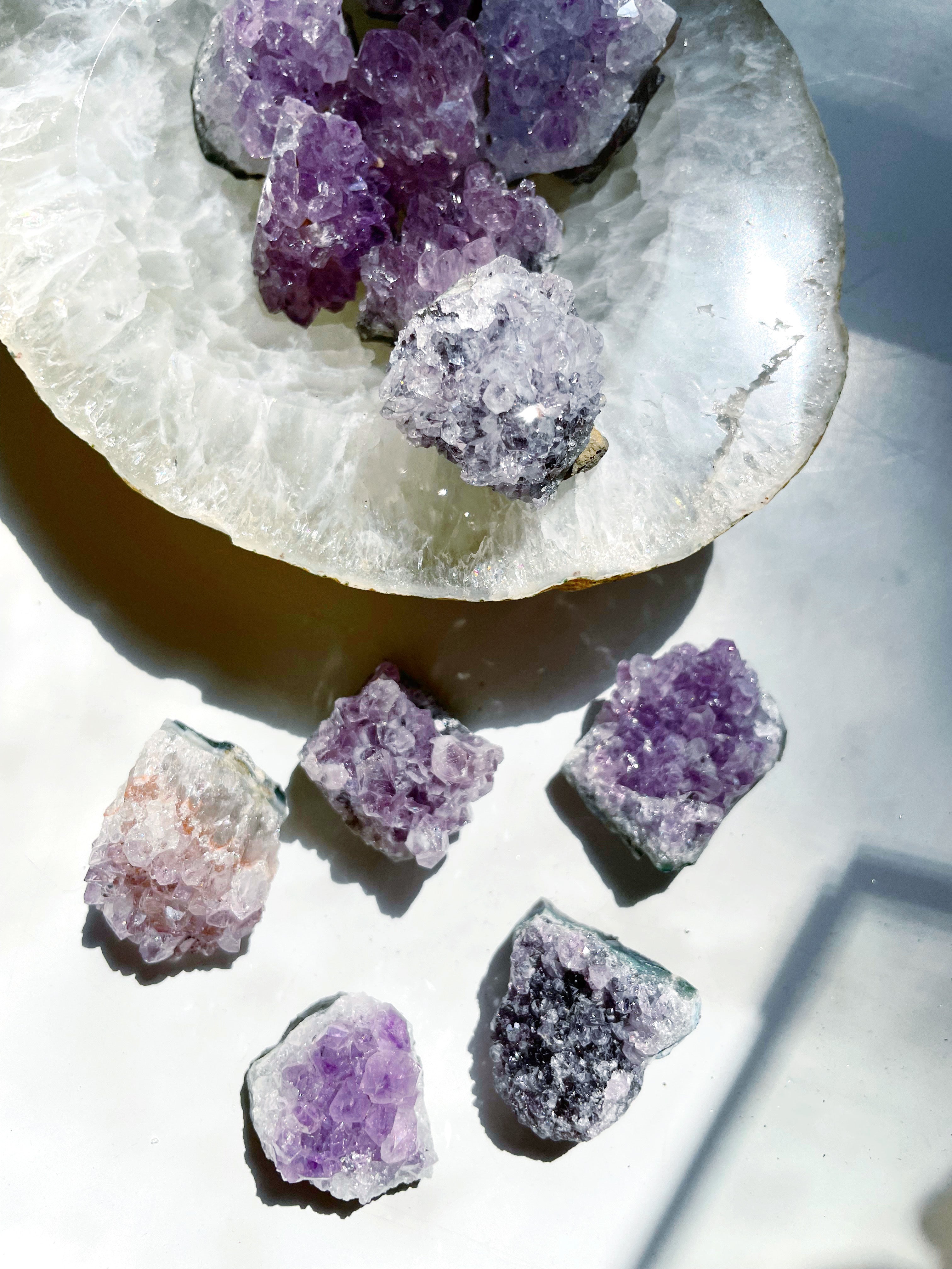 Mini Amethyst Clusters - Baltic Mermaid