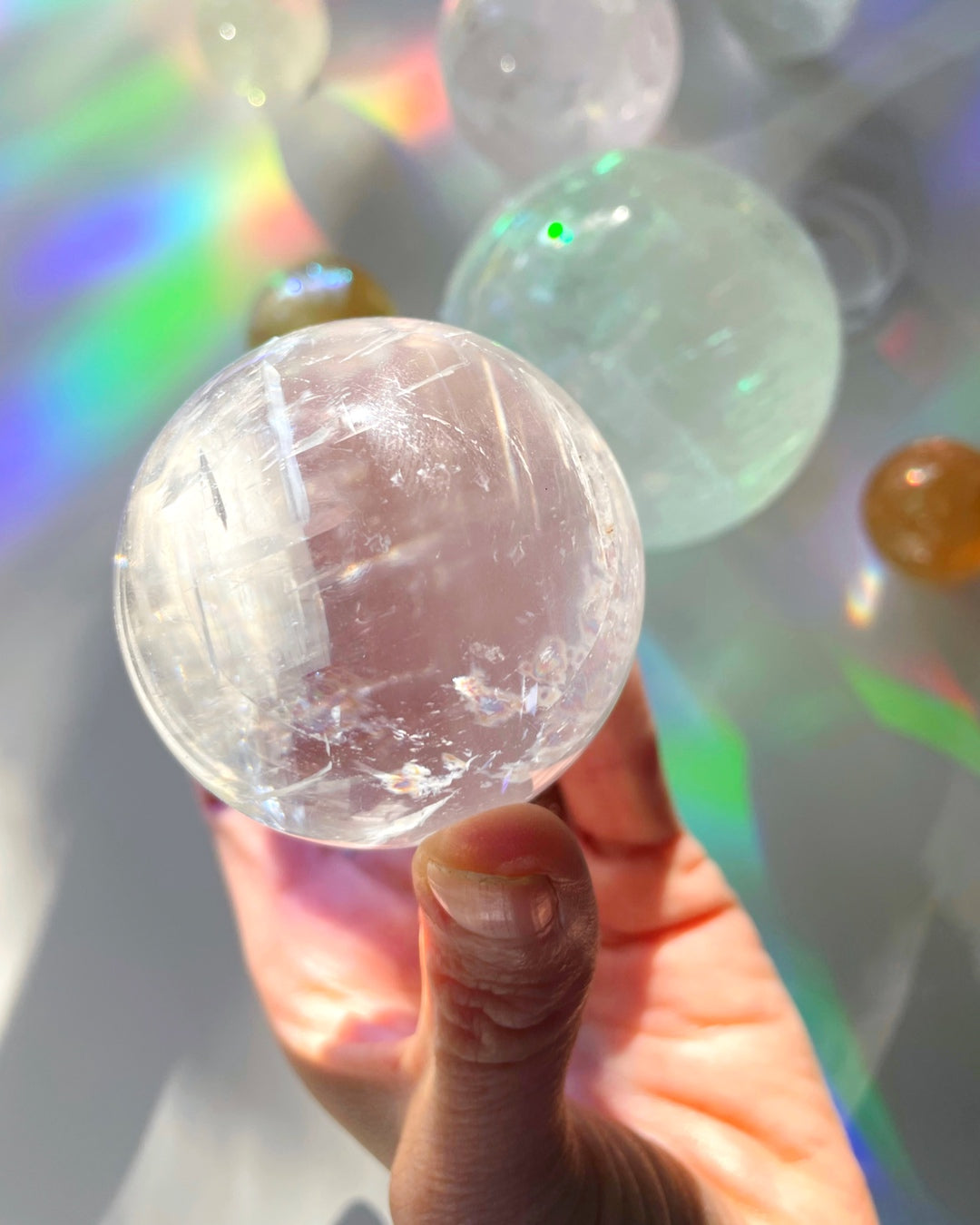 Optic Calcite Sphere AA