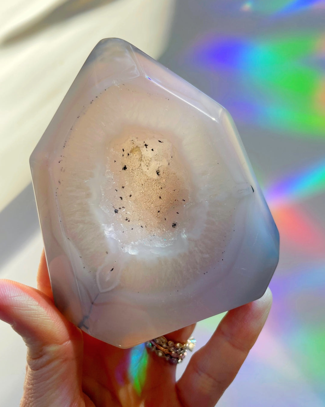 Druzy Agate Tower - Flat - Baltic Mermaid