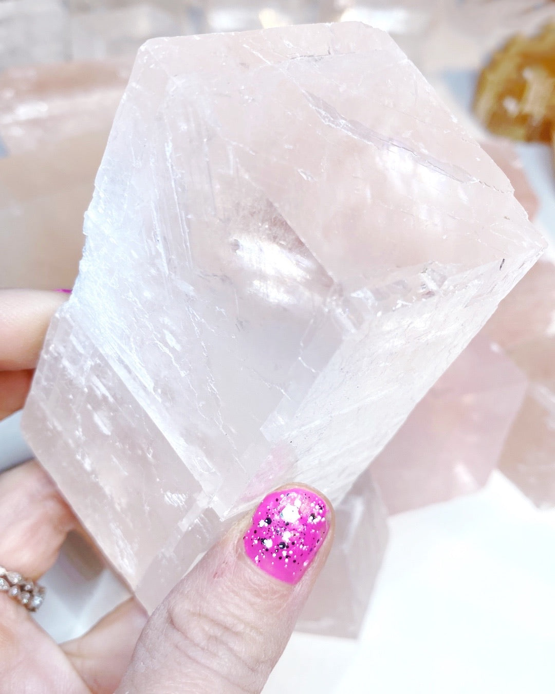 Pink Optical Calcite - Baltic Mermaid