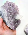 Amethyst Cluster w/ Calcite