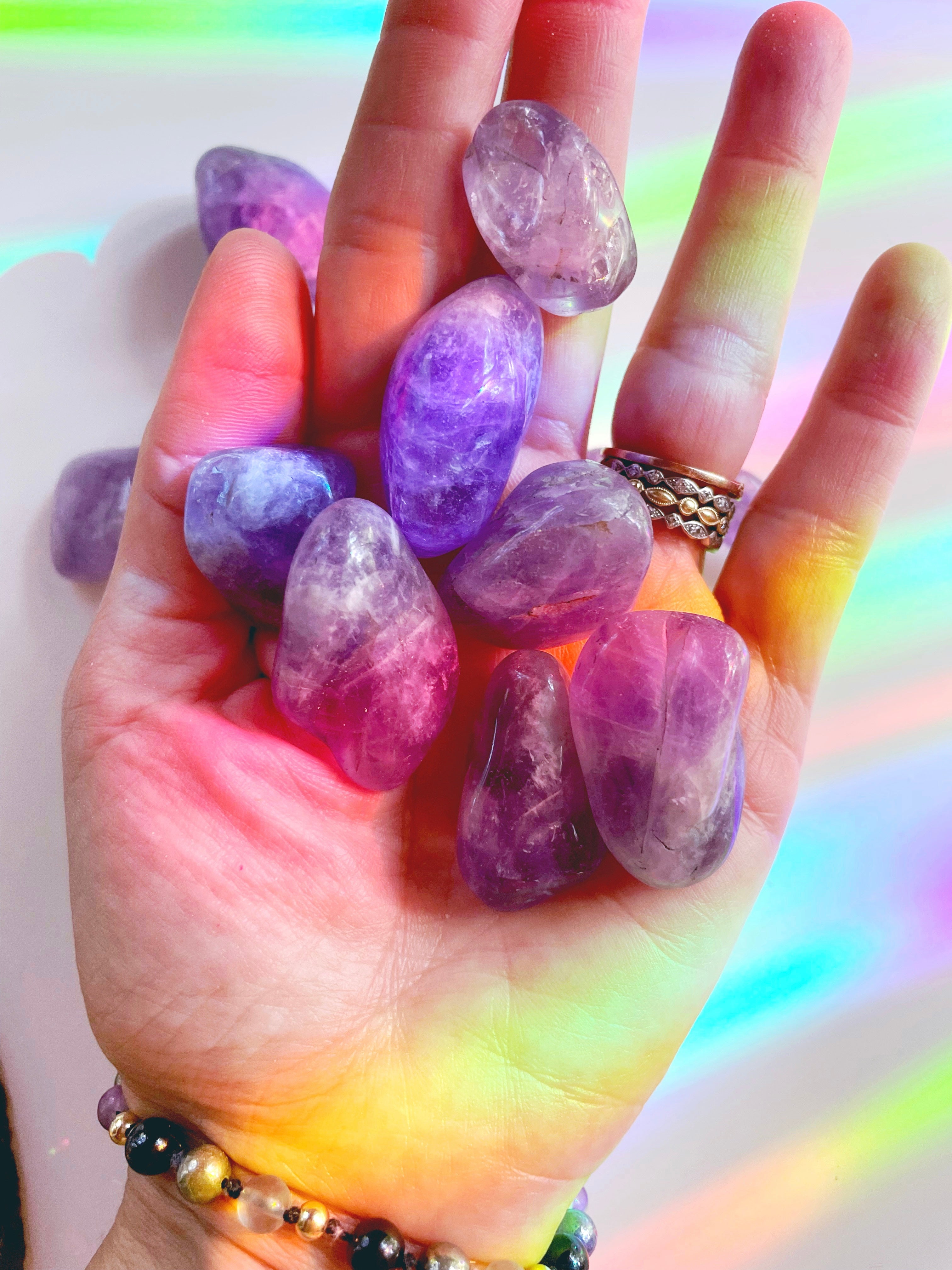 Amethyst Tumbled Stones - Baltic Mermaid