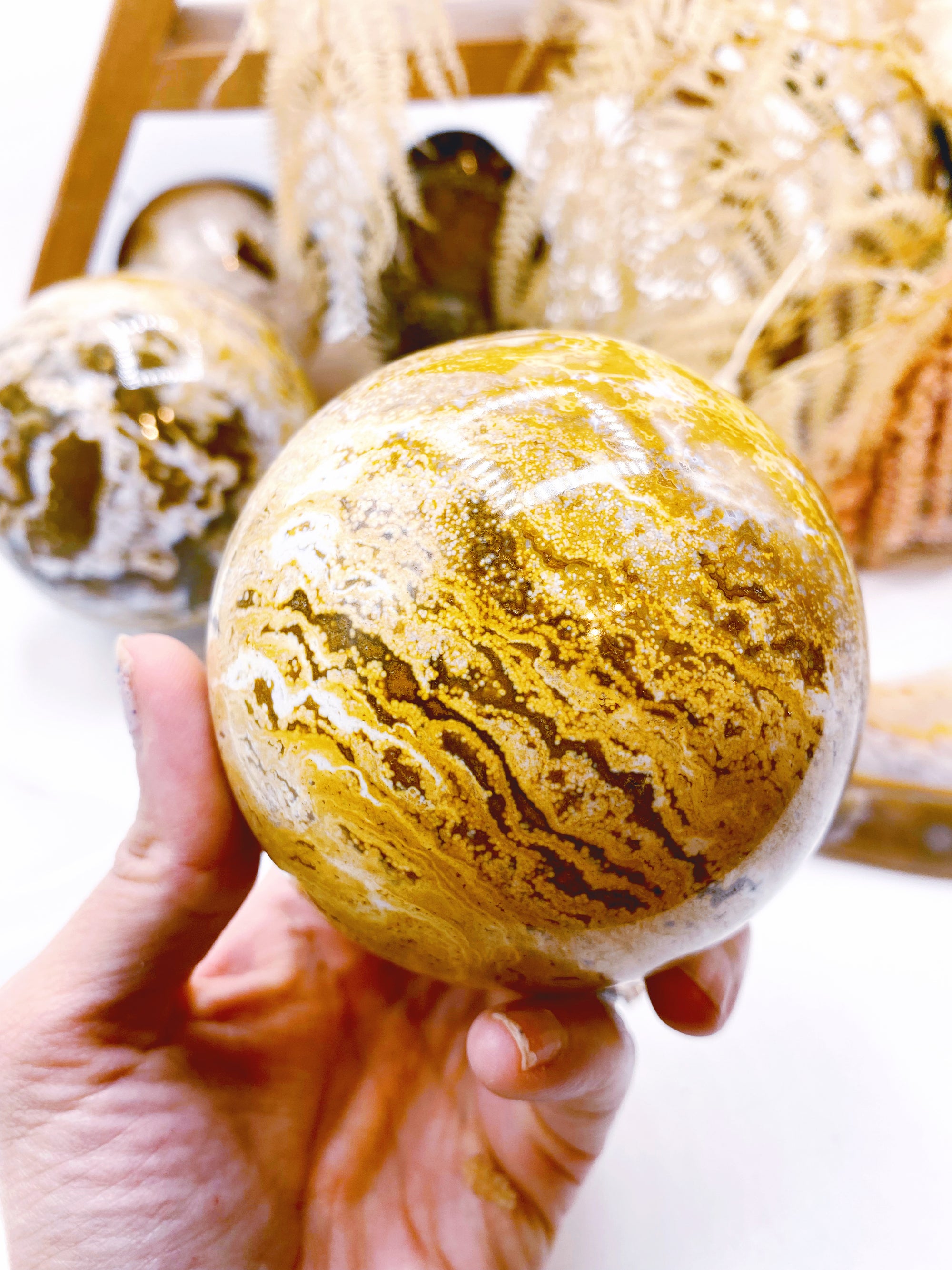 Ocean Jasper Sphere